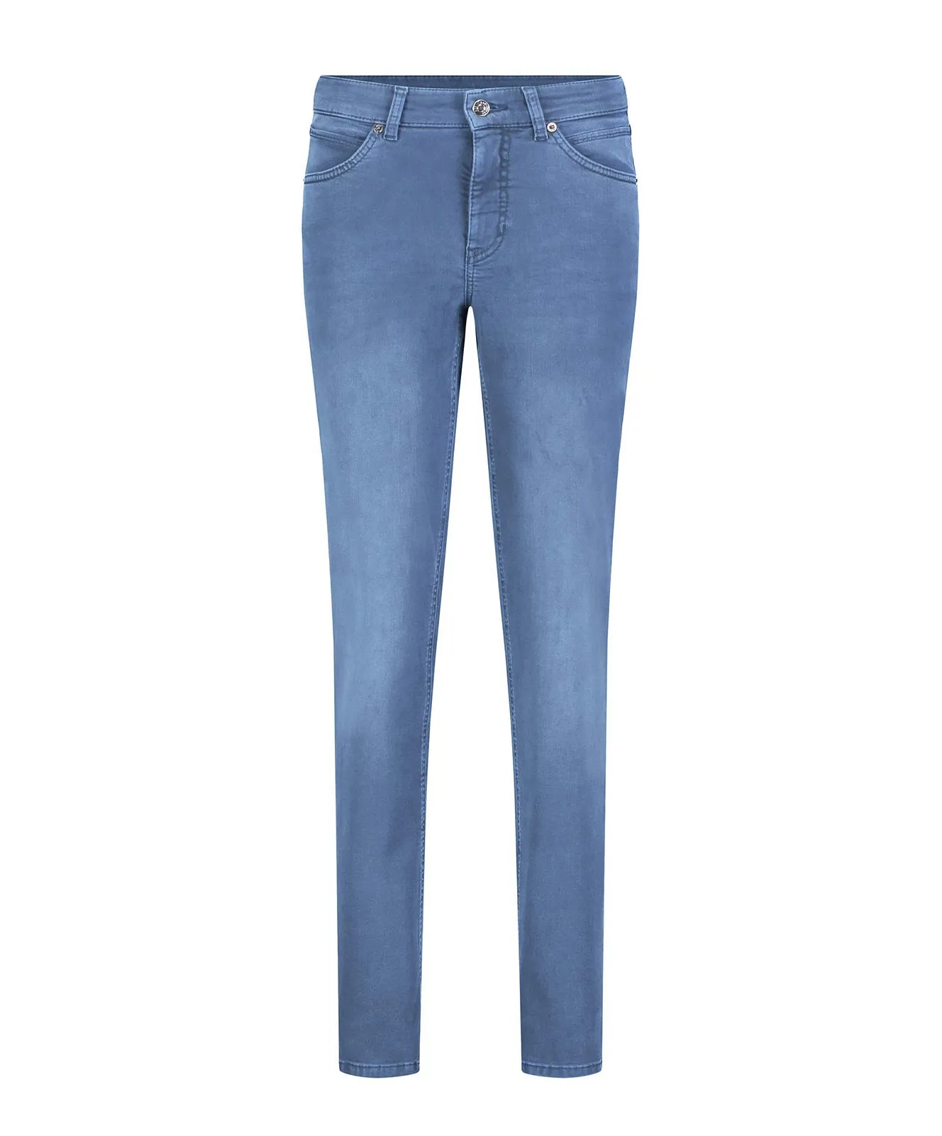 MAC Straight Jeans Melanie in Mid Blue Main Wash