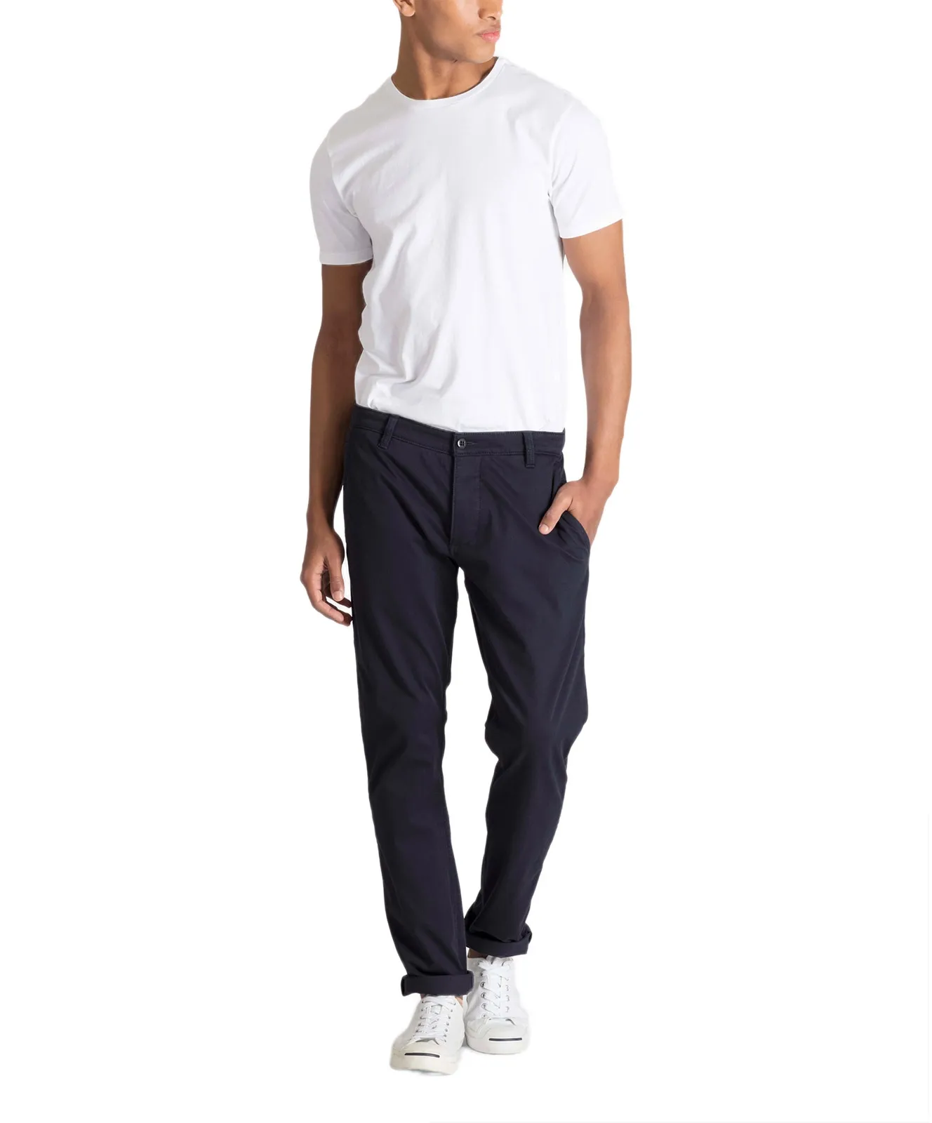 Dockers Chino Hose Supreme Flex Skinny in Dockers Navy