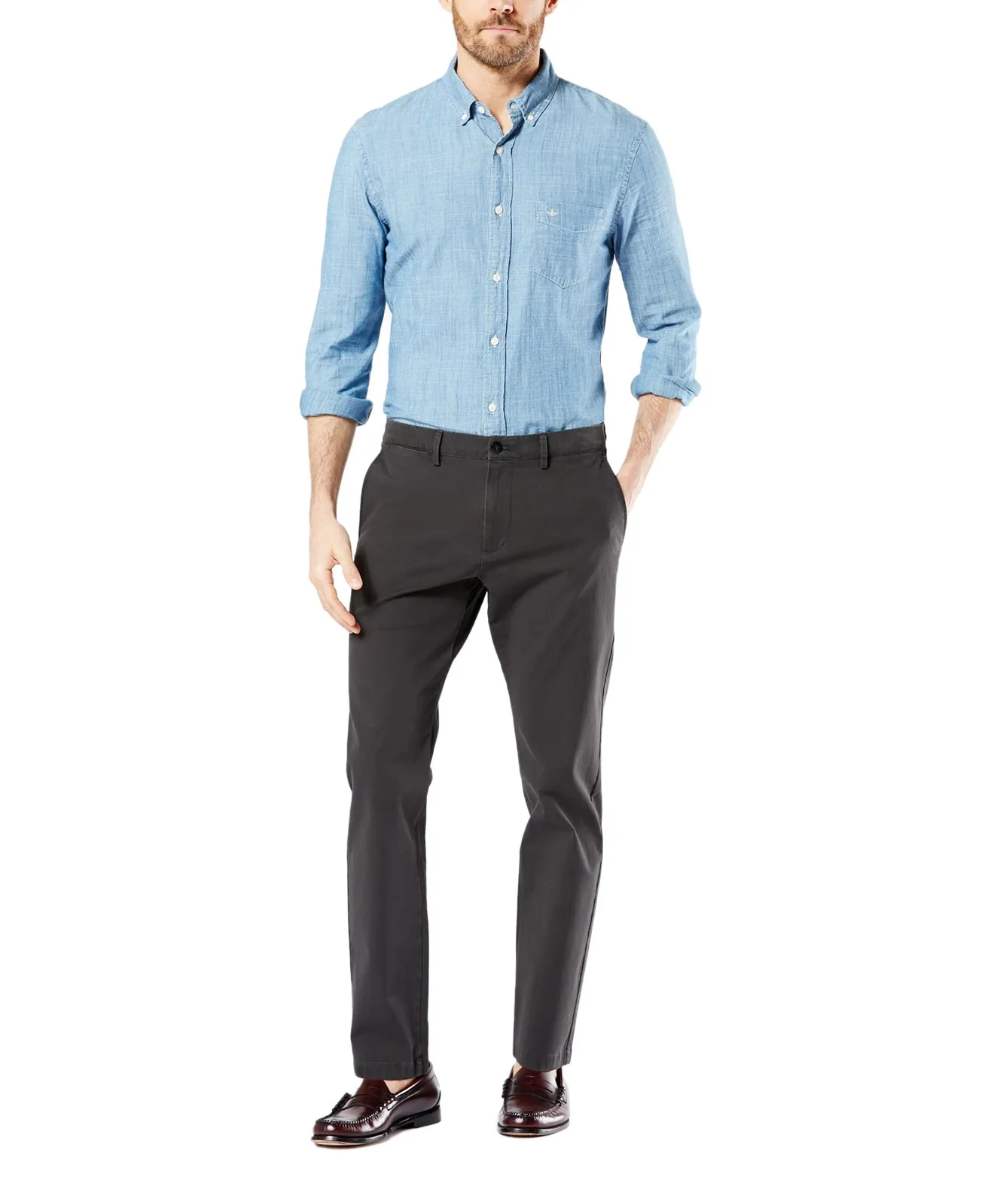 Dockers Chino Hose Smart 360 Chino in Steelhead