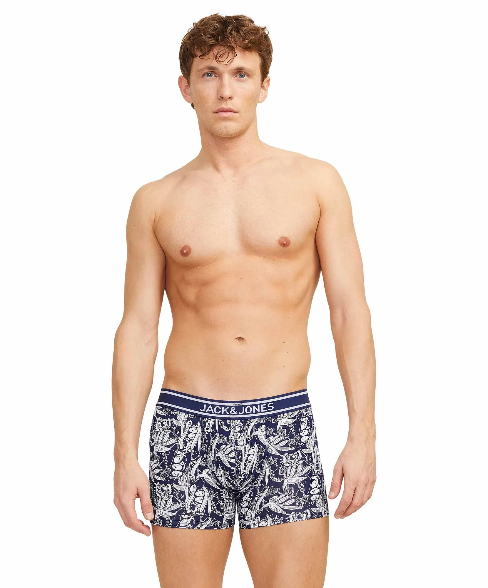 Jack & Jones Boxershorts Cretro 5er Pack mit Blumenmuster