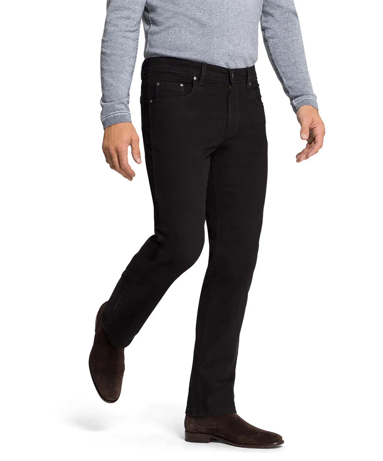 Pioneer Straight Jeans Rando 1680 in Black Raw