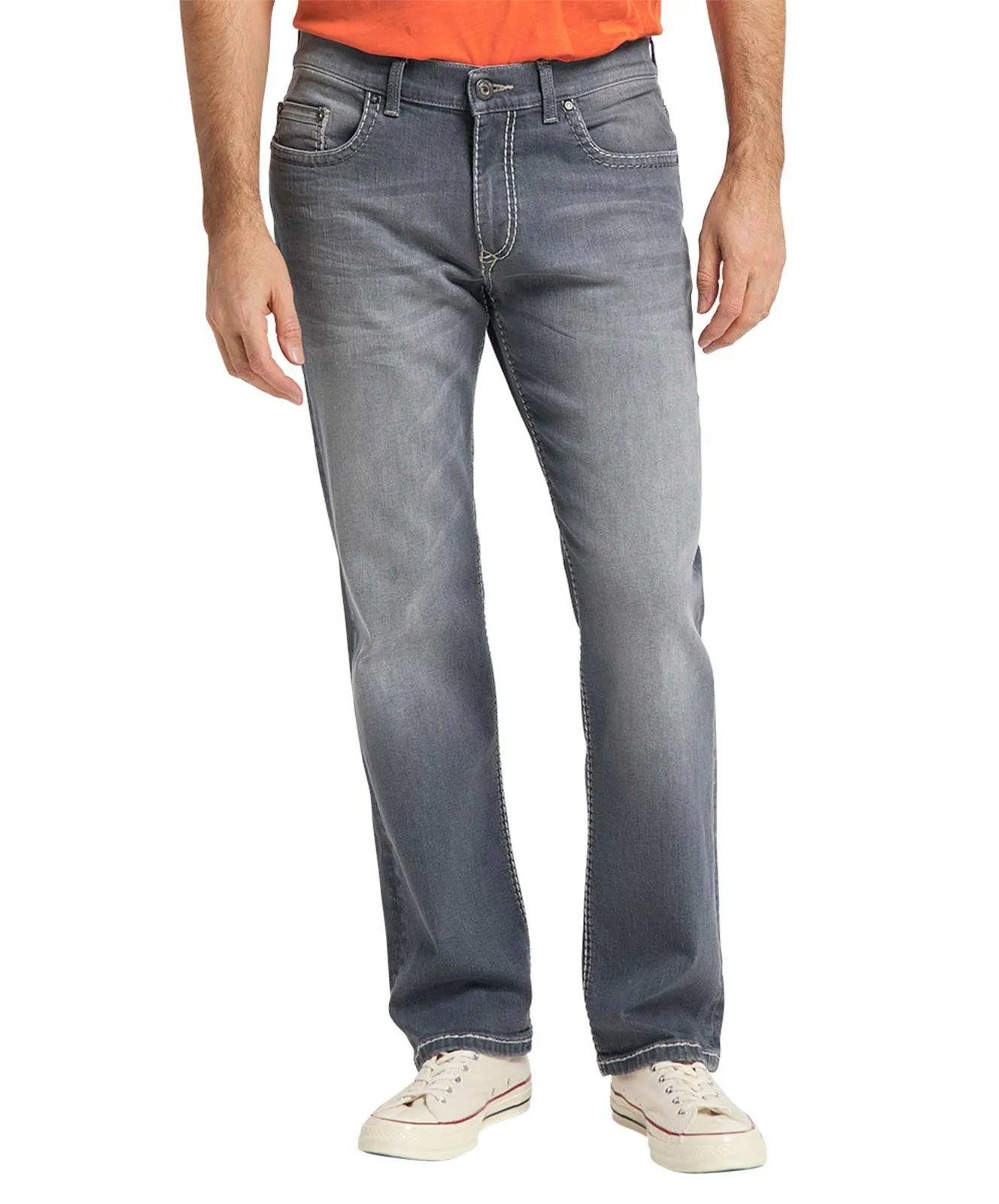 Pioneer Straight Leg Jeans Rando 1654 in Grey Used
