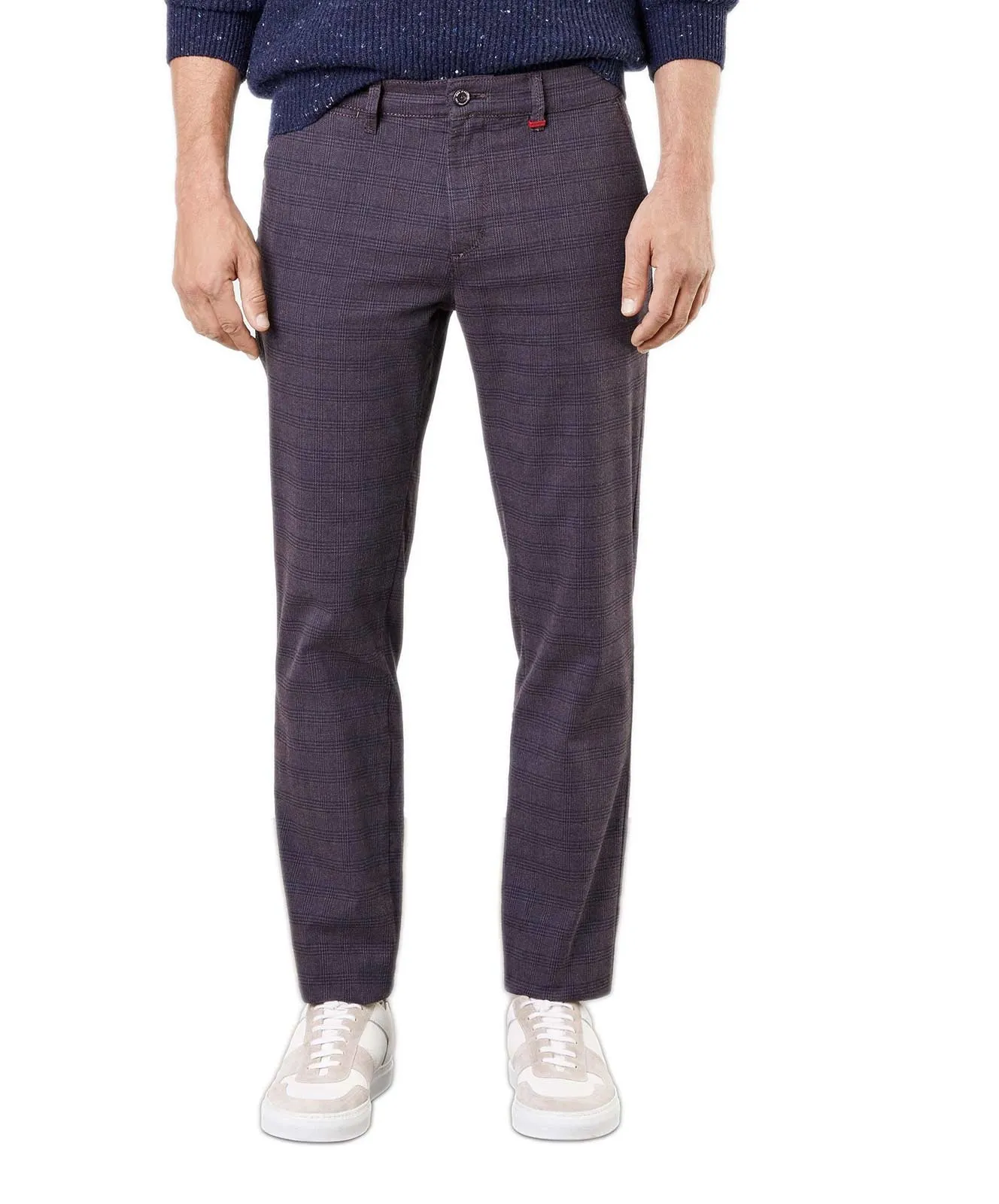 MAC Chino Hose Lennox in Deep Brown Check