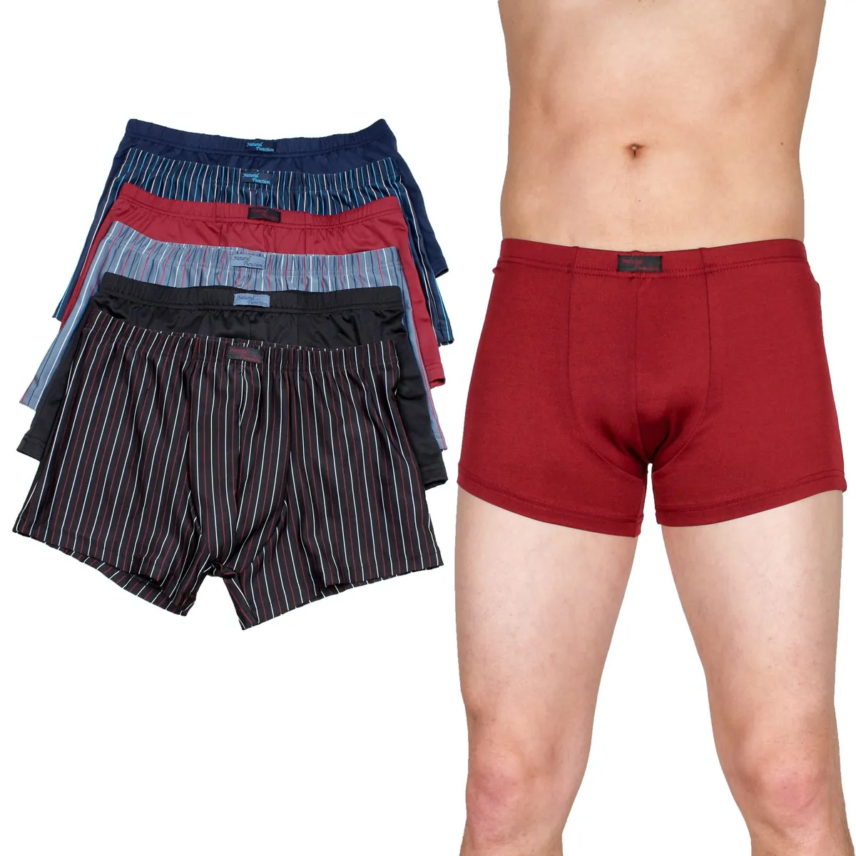 7DAYS Bodywear Retropants Herren Microfaser im 6er-Pack