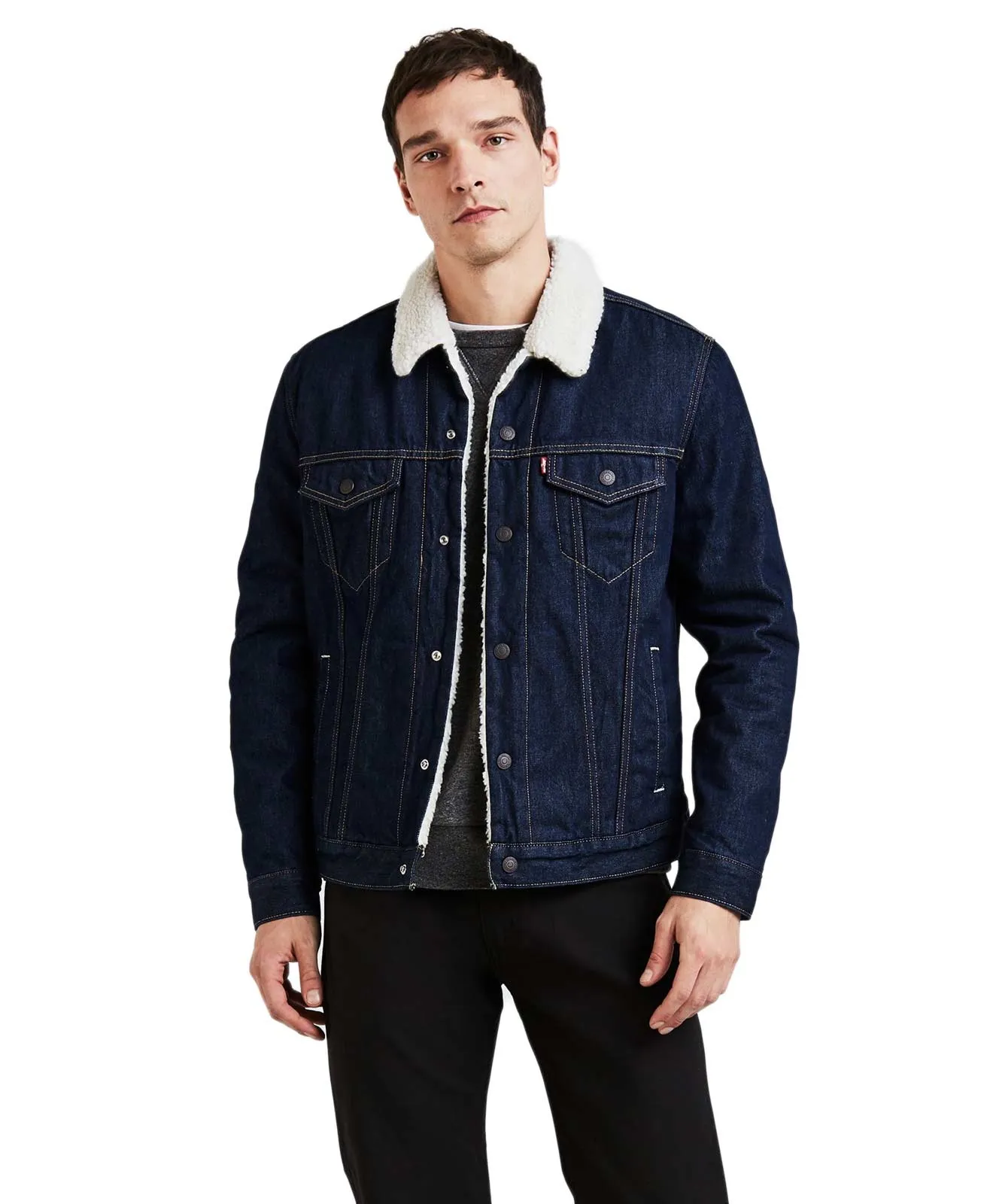 Levis Jeansjacke Regular Fit Sherpa Trucker in Rockridge