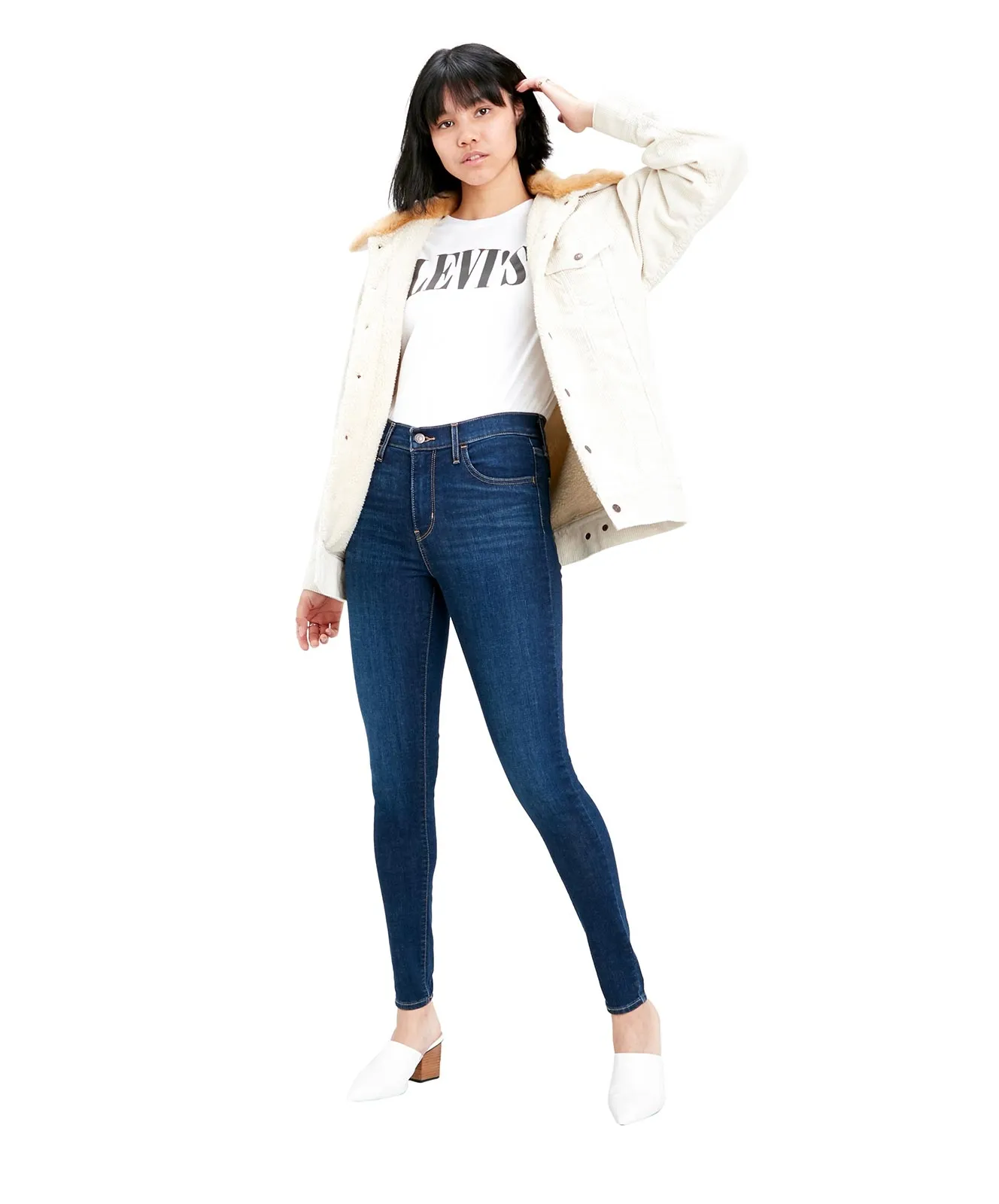 Levis High Waisted Jeans 720 High Rise in Indigo Daze