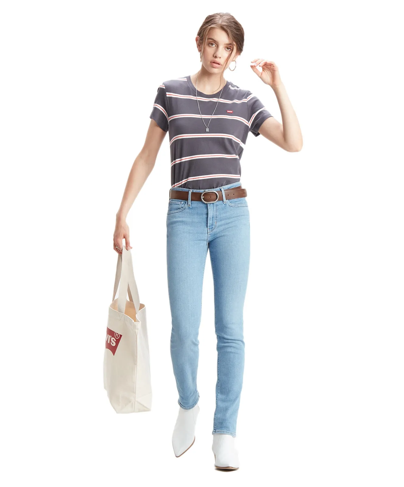 Levis Slim Fit Jeans 712 Slim in San Francisco Fog