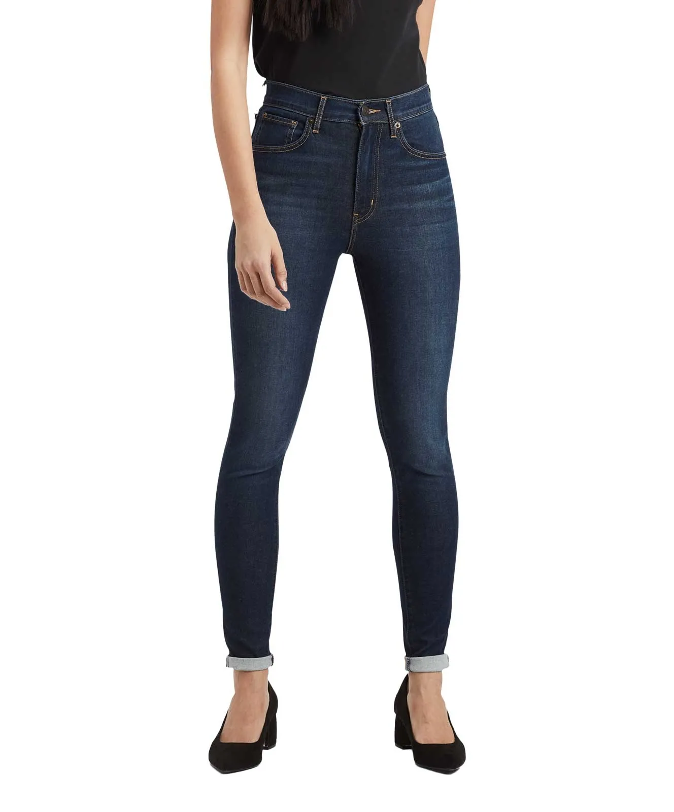 Levis High Waisted Jeans Mile High Super Skinny in On The Rise