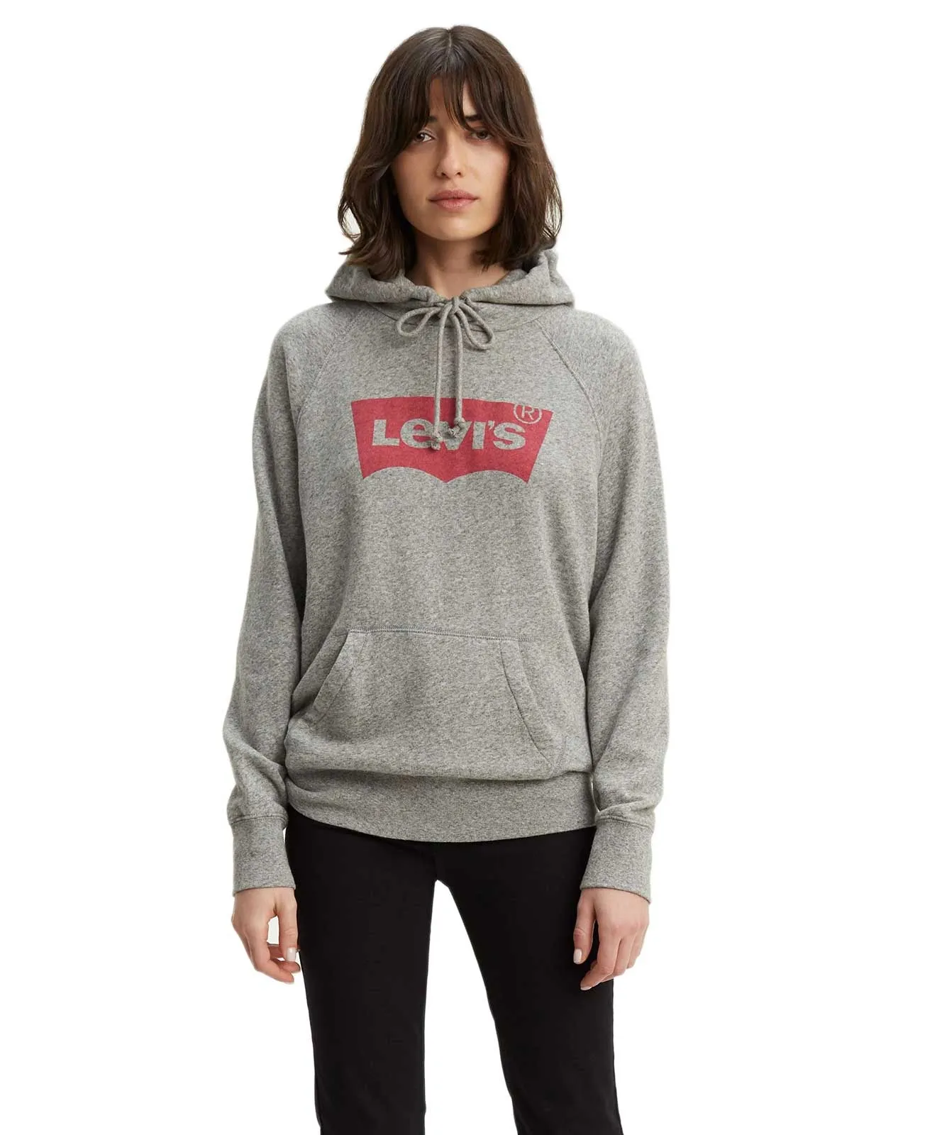 Levis Kapuzenpullover Comfort Fit Graphic Sport in Smokestack