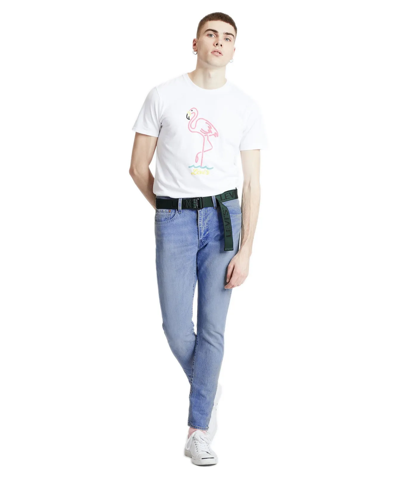 Levis Tapered Jeans 512 Slim Taper in Cedar Light Mid Overt