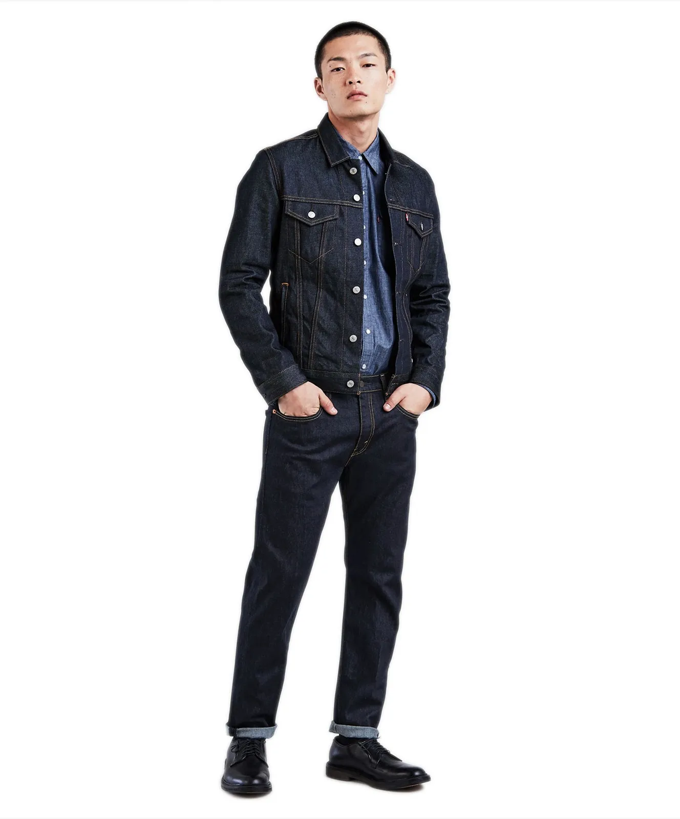 Levis Tapered Jeans 502 in Rock Cod