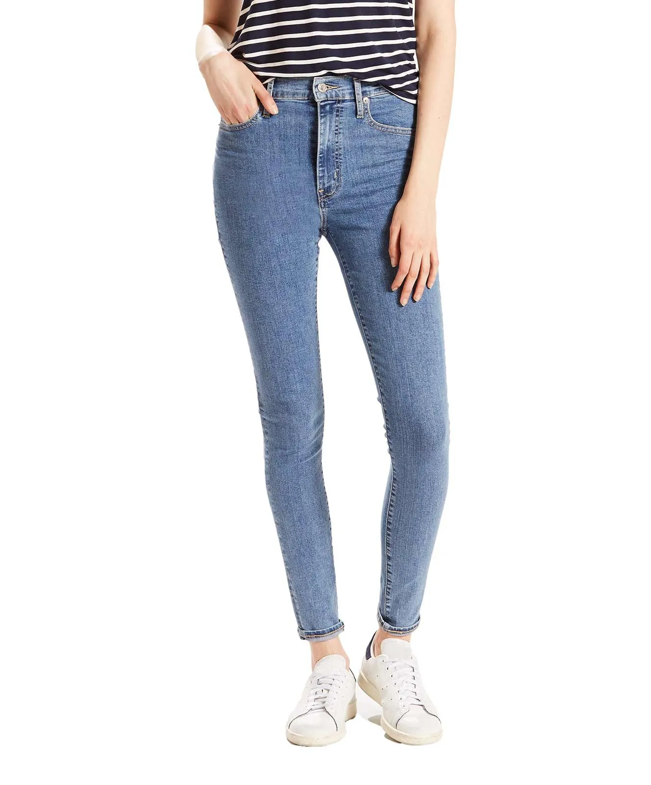 Levis High Waisted Jeans Mile High in Cast Away