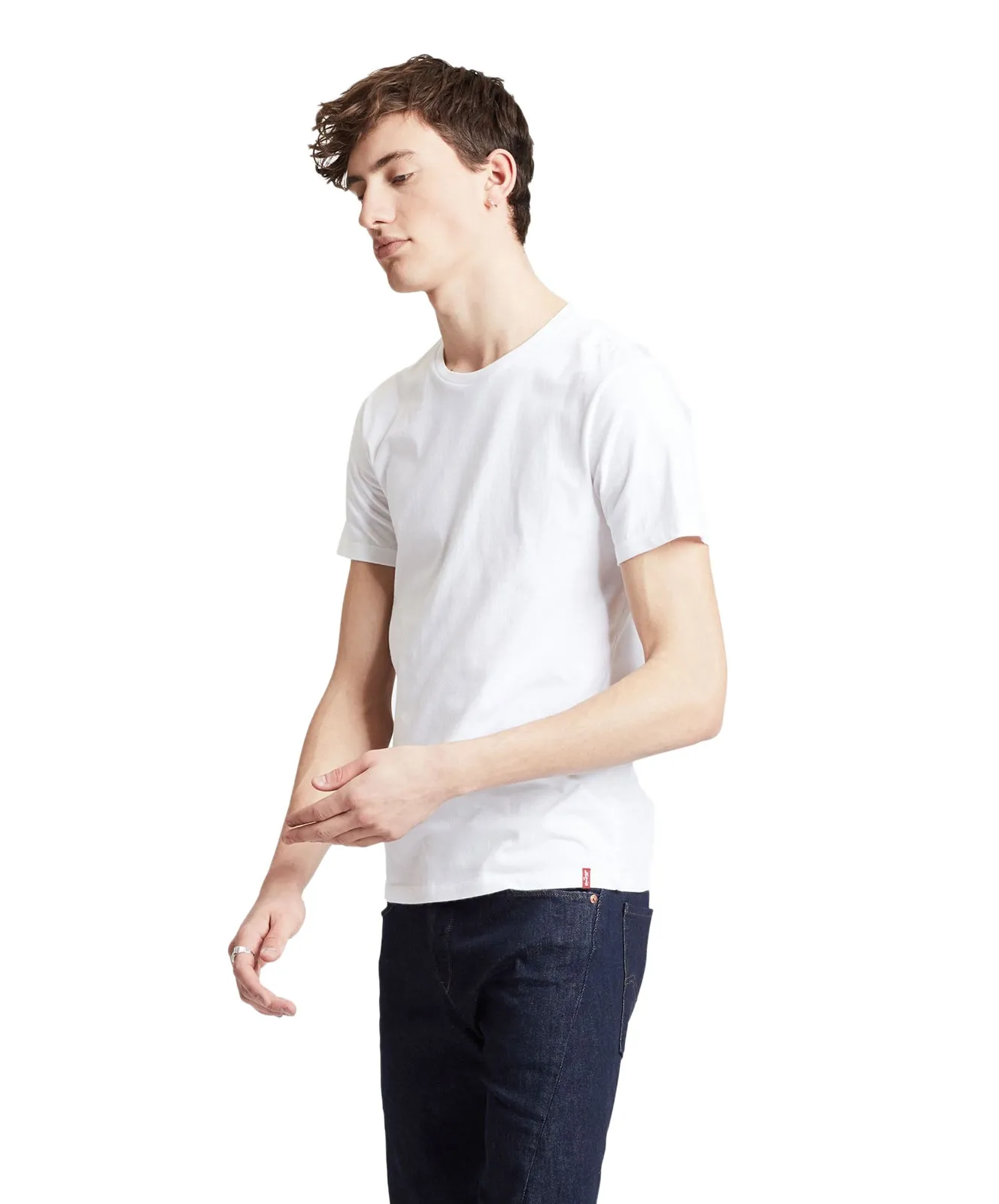 Levis T-Shirt Slim Fit Slim 2 Pack Crewneck in White