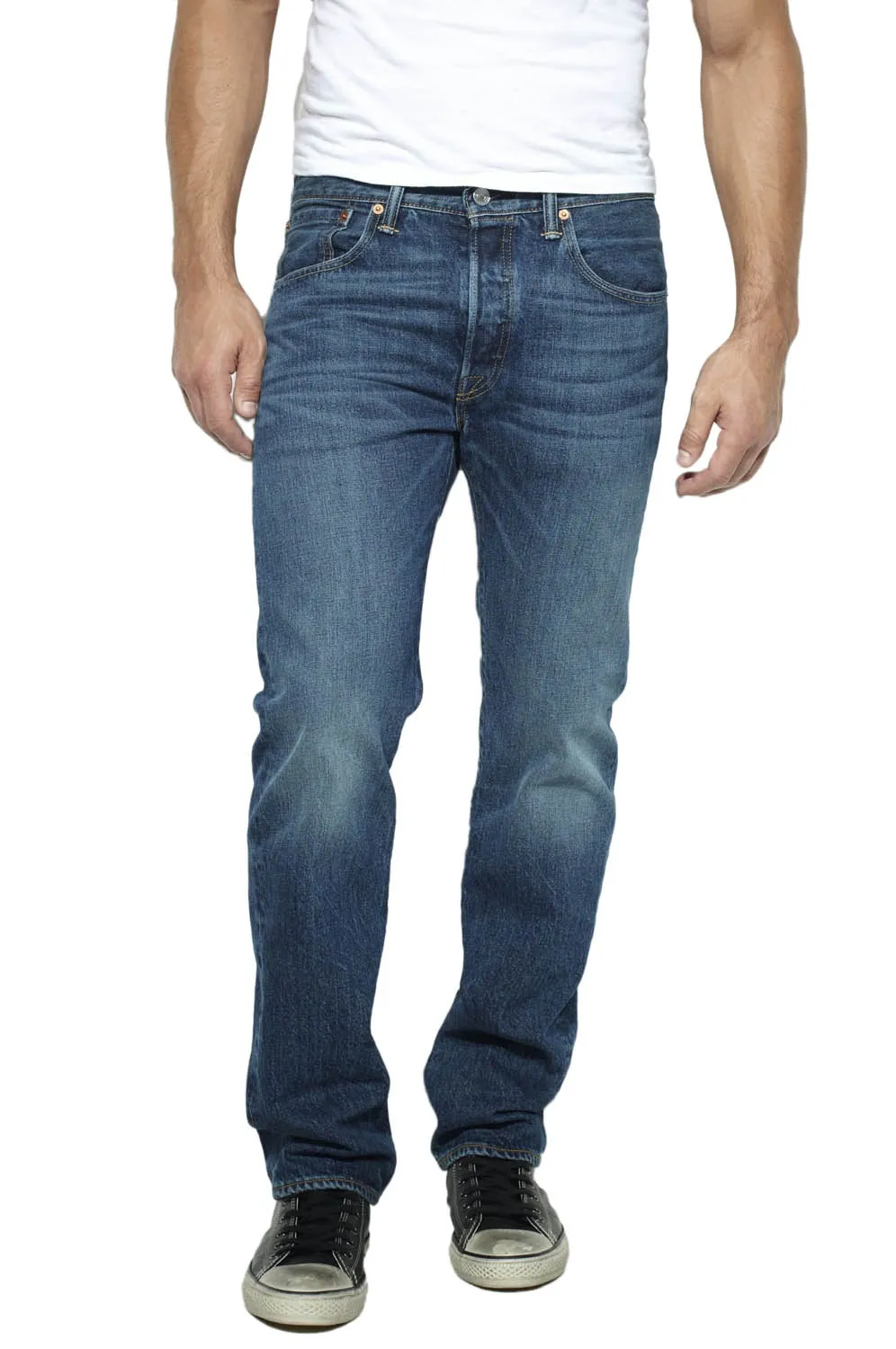 Levis Straight Leg Jeans 501 in Hook