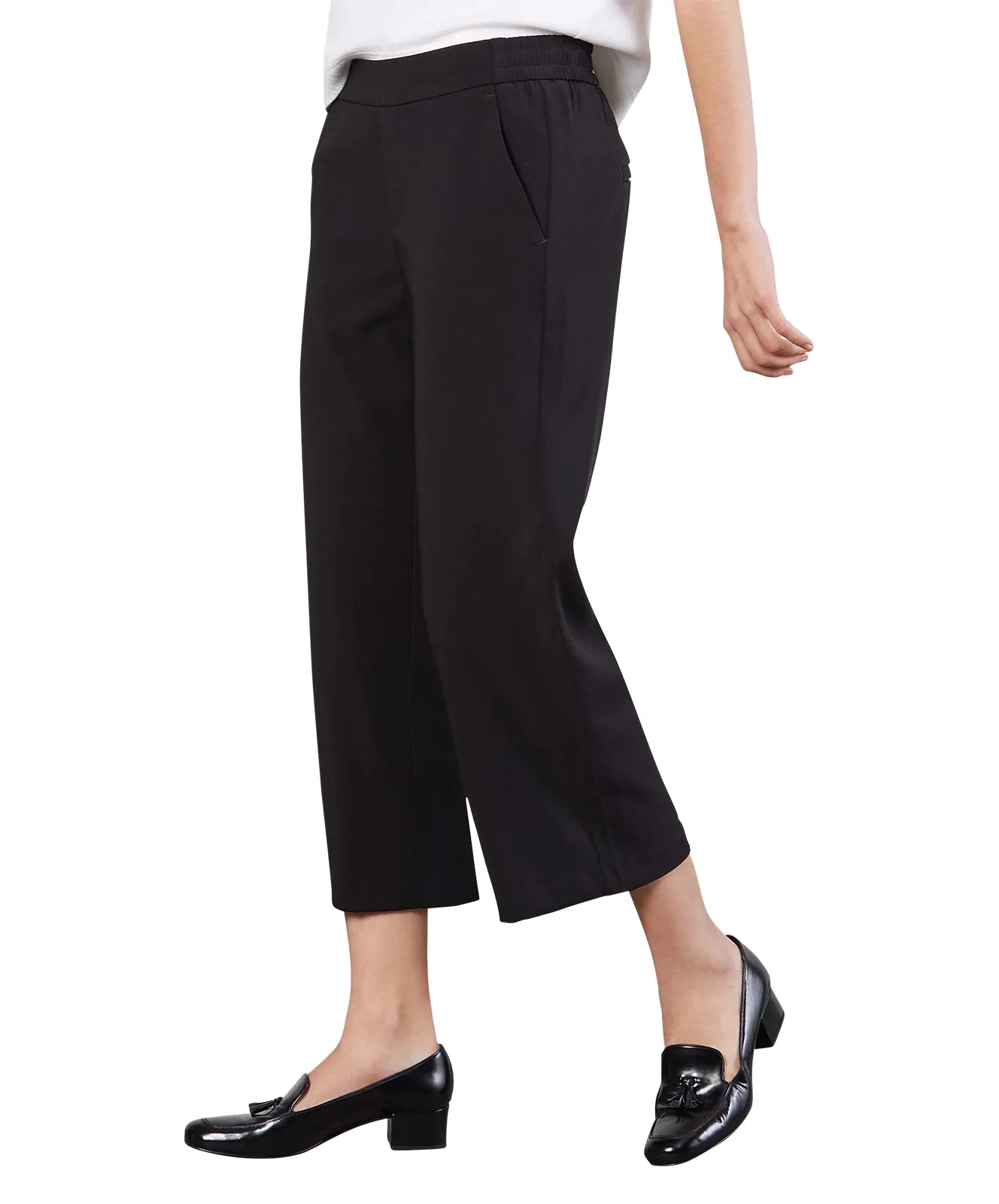 MAC Chino Hose Chiara Cropped in Black