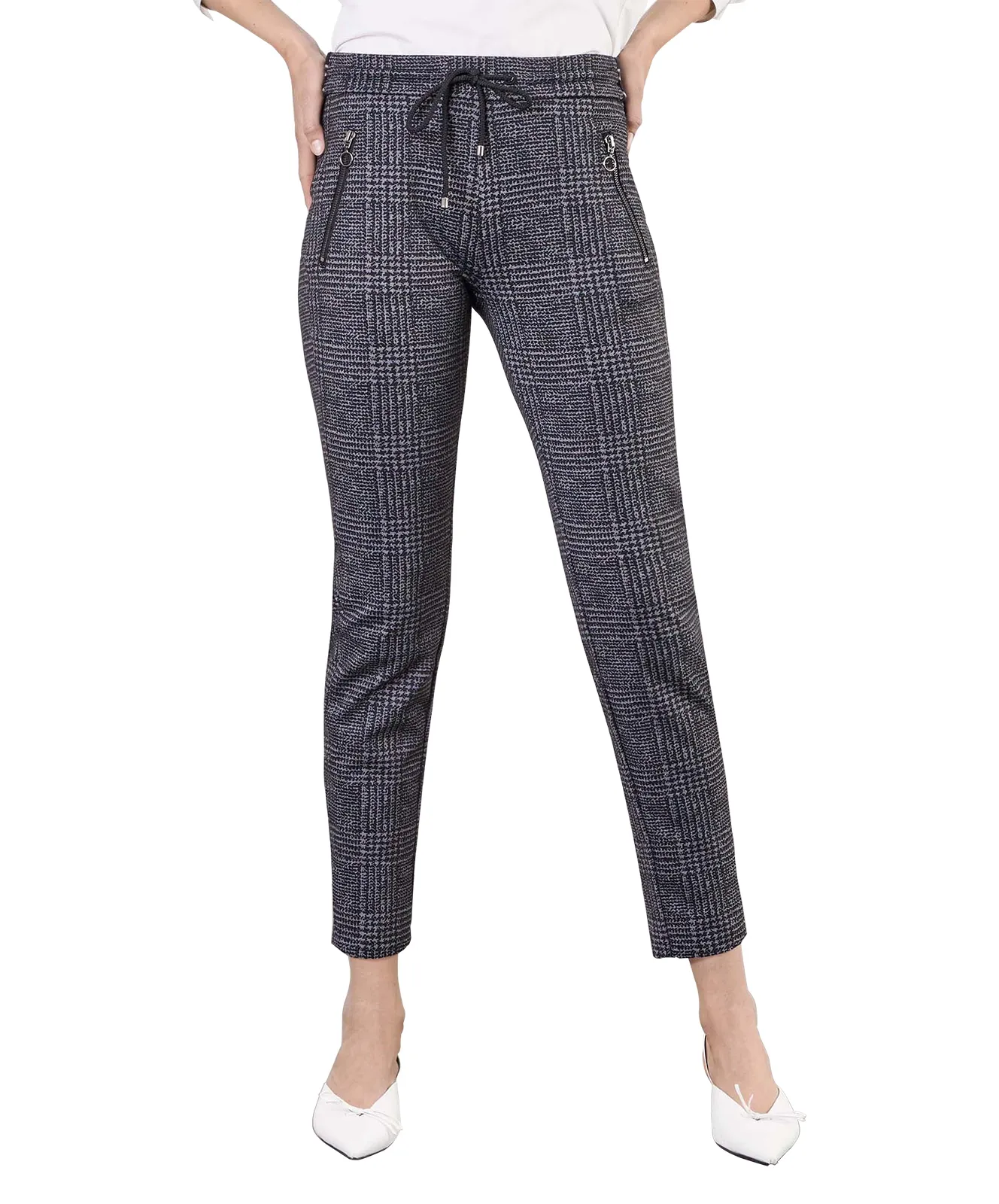 MAC Jogging Easy Smart in Black Check