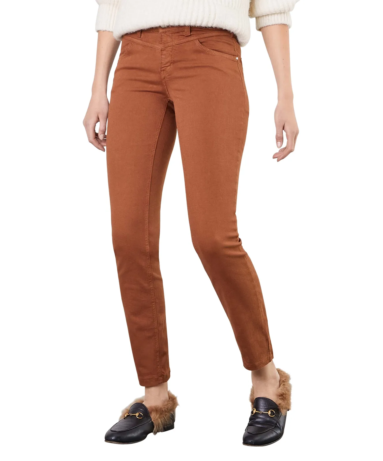 MAC Slim Fit Jeans Dream Slim in Bison Brown