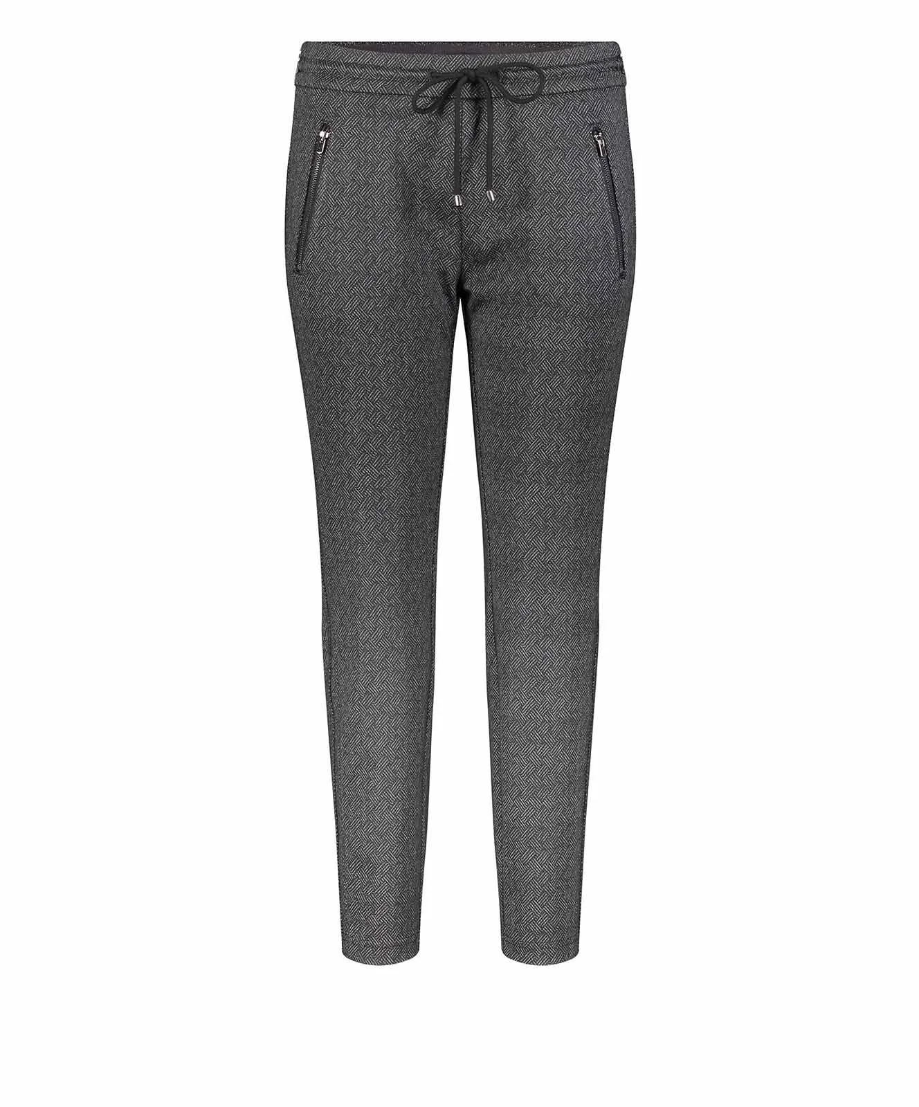 MAC Stoffhose Easy Smart in Anthracite Figured