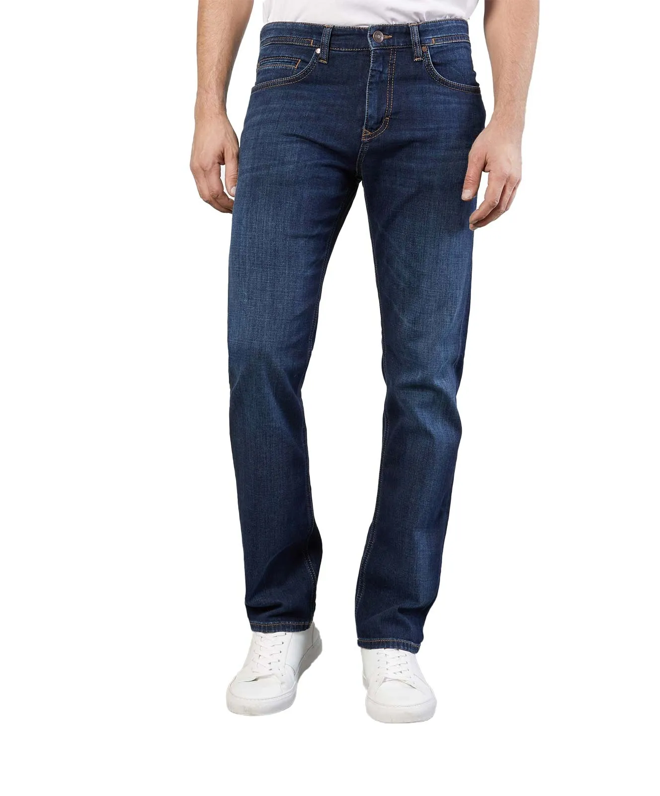 MAC Straight Leg Jeans Arne in Dark Vintage Blue