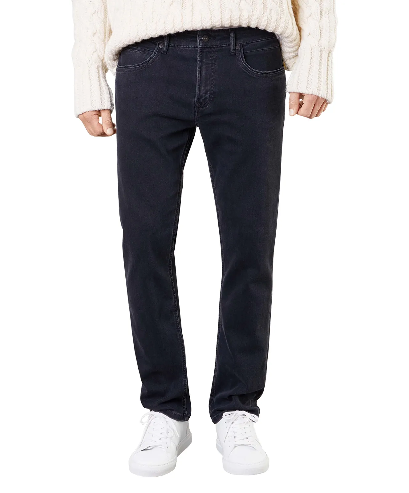 MAC Tapered Jeans Arne Pipe in Black Black Washed
