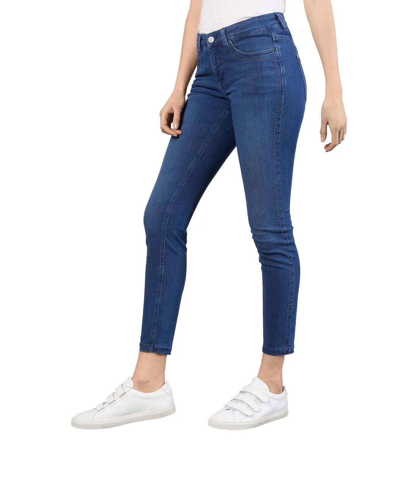 MAC Skinny Jeans Dream Skinny Summer in Mid Blue Authentic Wash