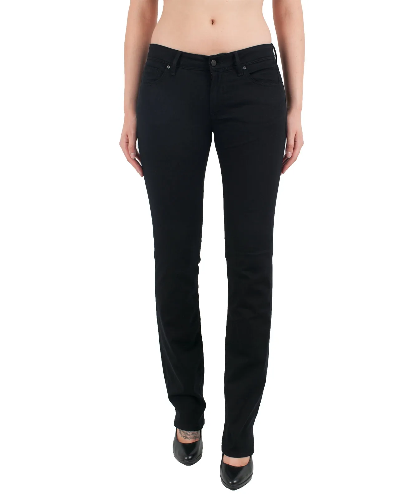 Mavi Jeans Straight Leg Jeans Olivia in Rinse Sunset Stretch