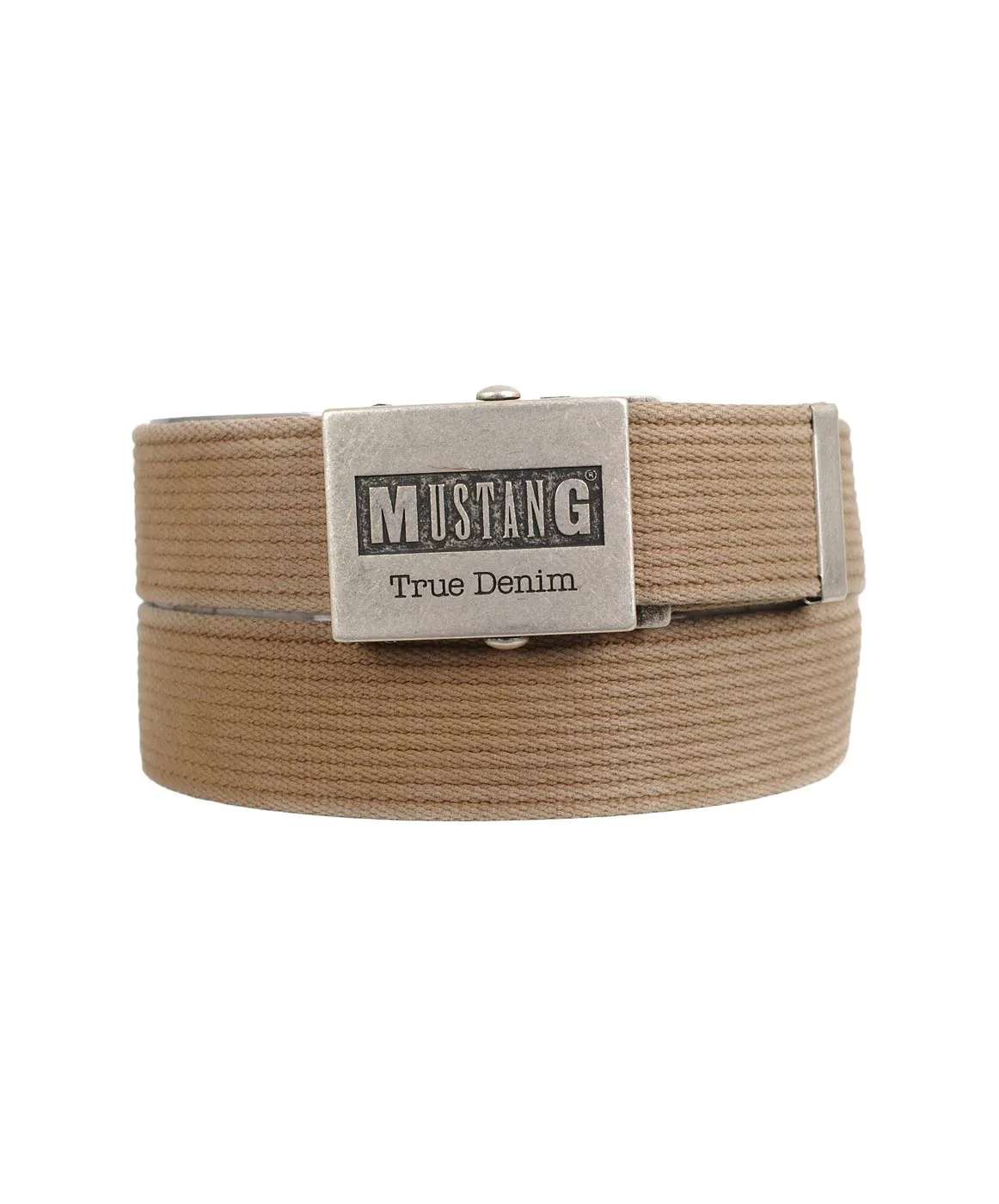 Mustang Stoffgürtel Herren Woven in Camel