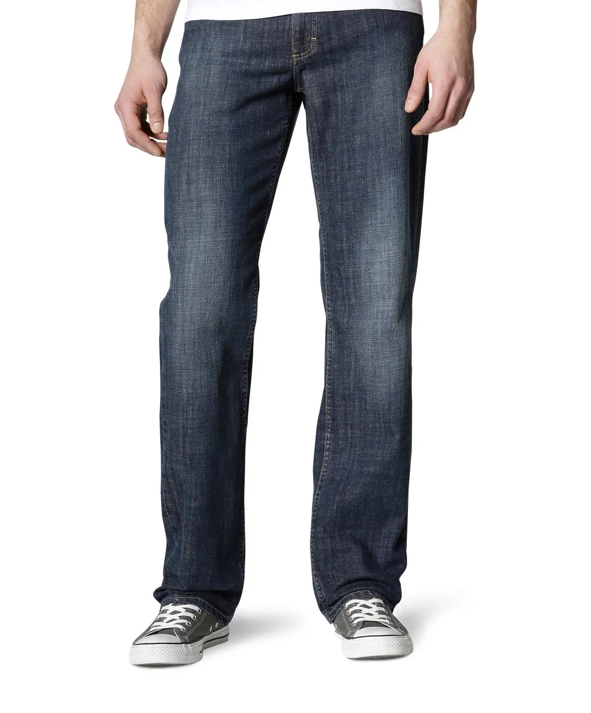 Mustang Straight Leg Jeans Big Sur in Old Brushed