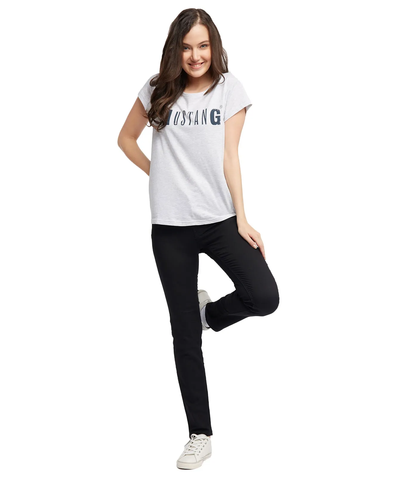 Mustang Mom Jeans Rebecca in Black