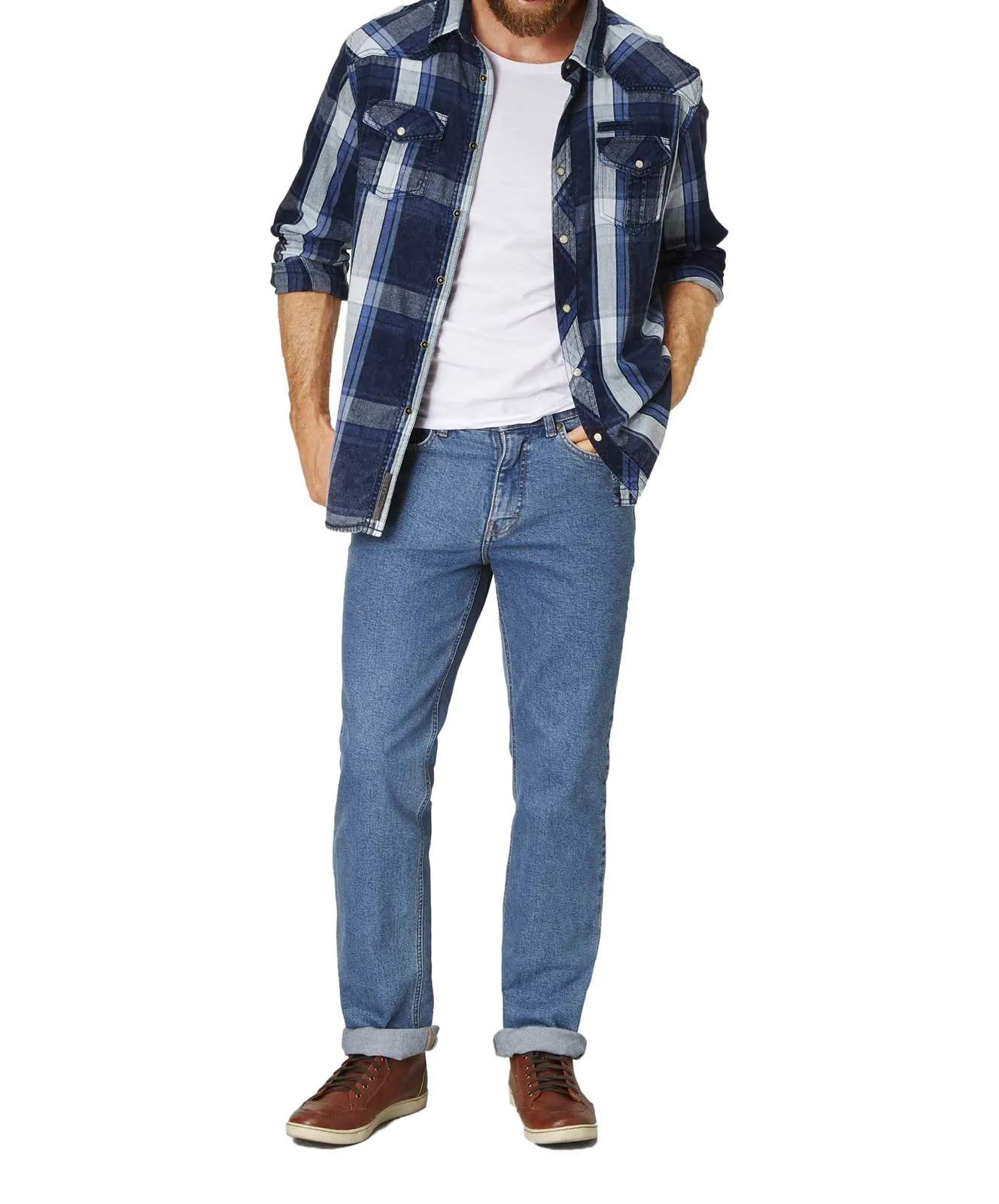 Paddocks Slim Fit Jeans Ranger in Stone