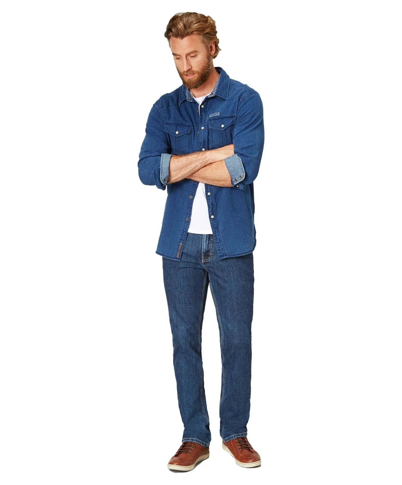 Paddocks Straight Leg Jeans Ranger in Dark Blue Stone