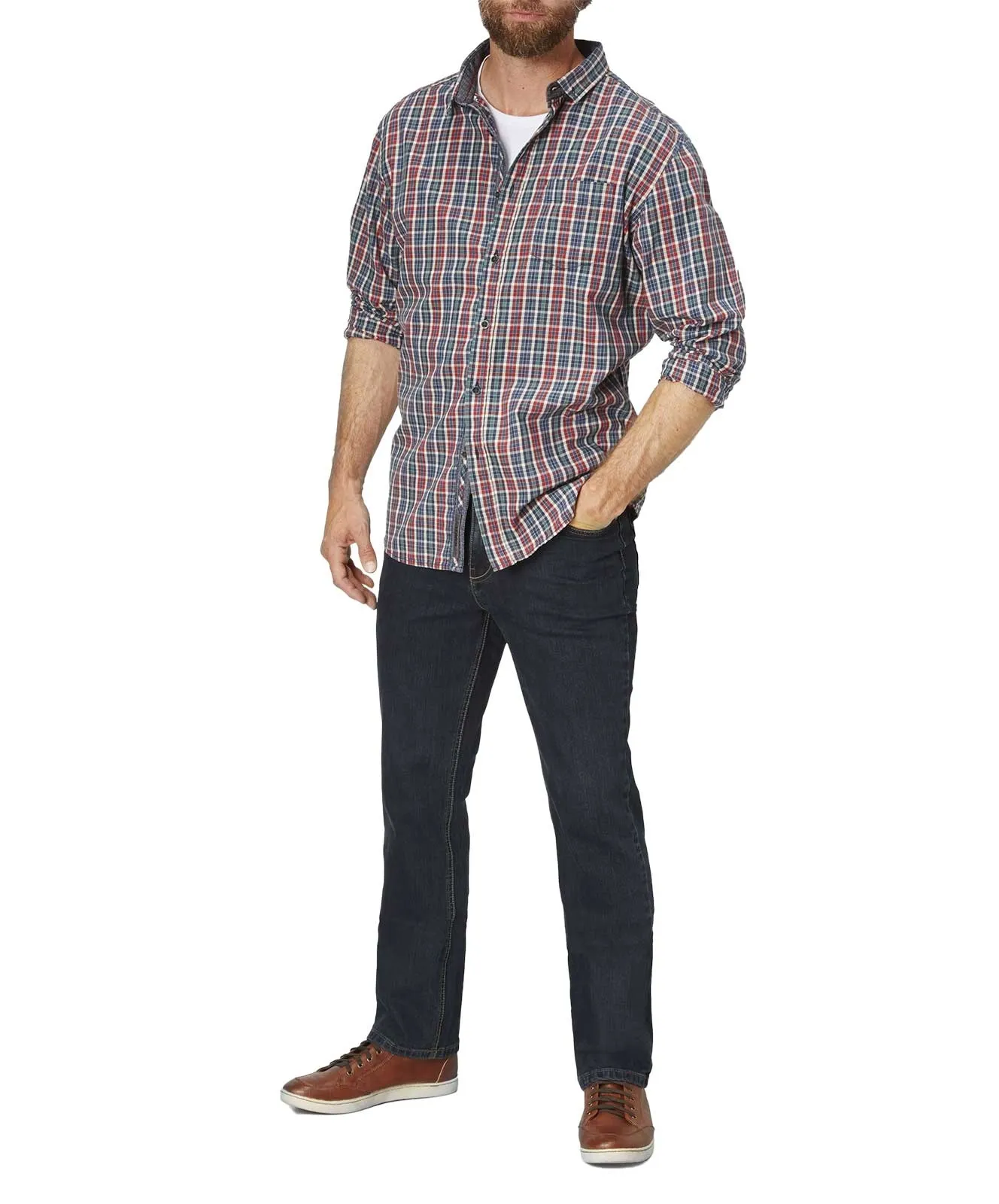 Paddocks Straight Leg Jeans Ranger in Blue Black Tinted