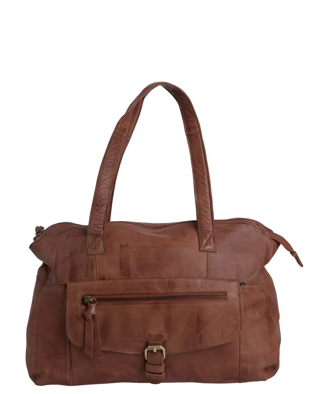 Pieces Handtasche Damen in Mocca