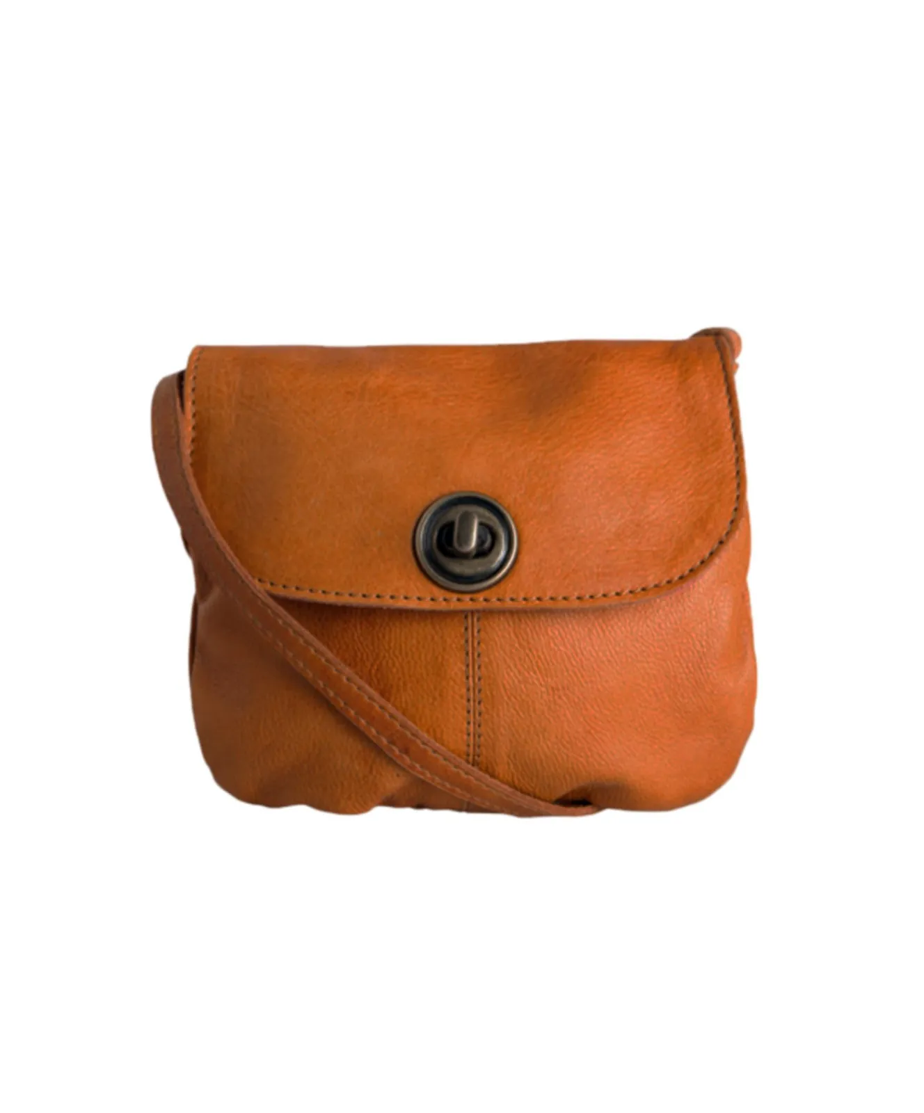 Pieces Handtasche Damen in Cognac