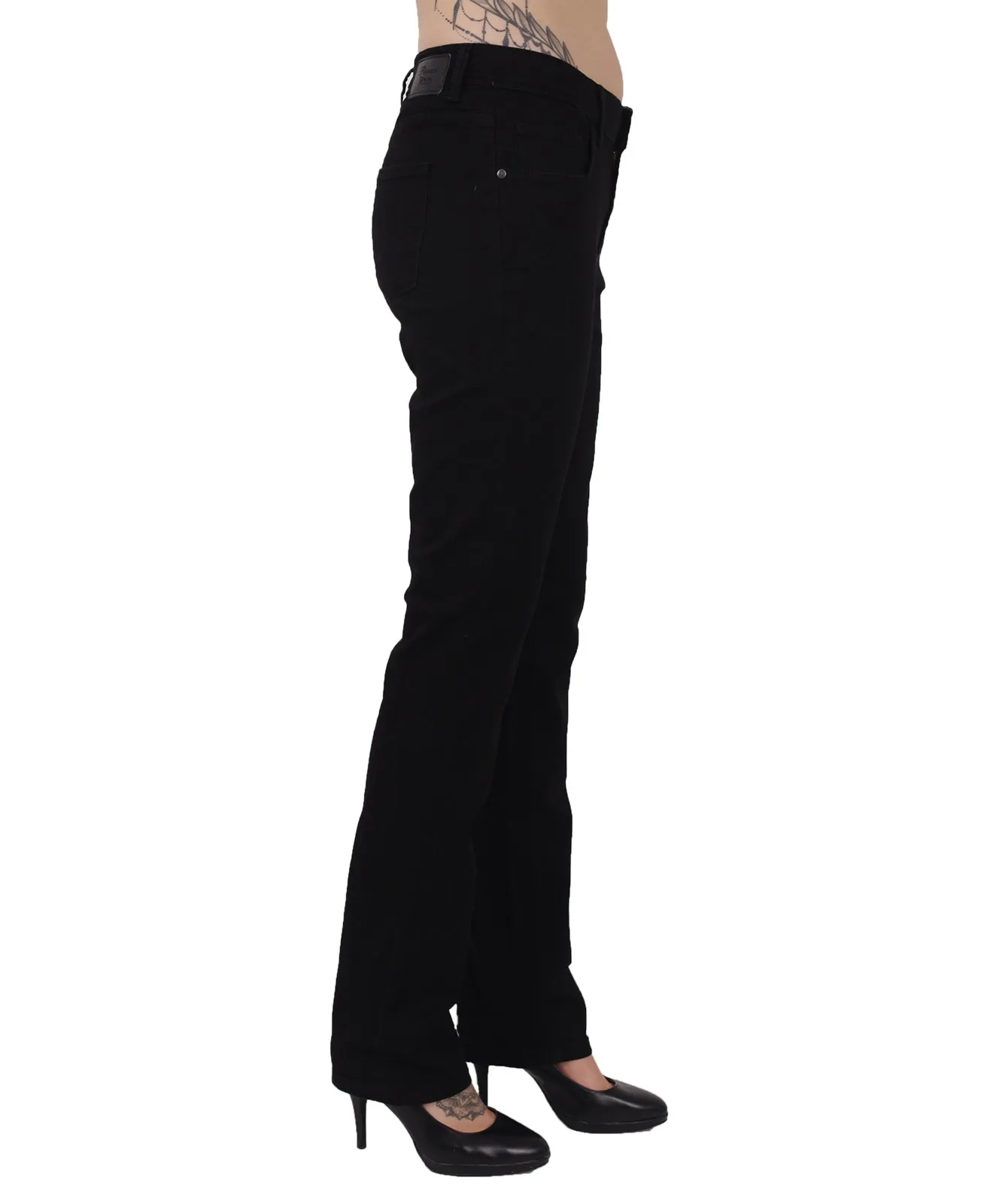 Pioneer Straight Jeans Kate in Black Black Rinse
