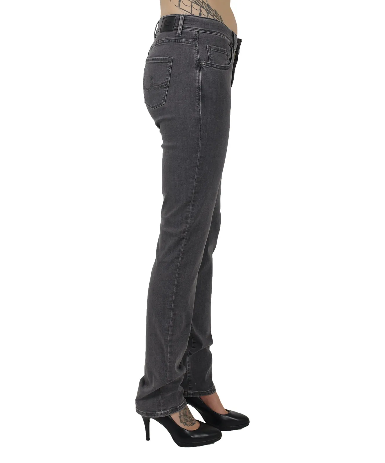 Pioneer Mom Jeans Betty in Grey Stonewash
