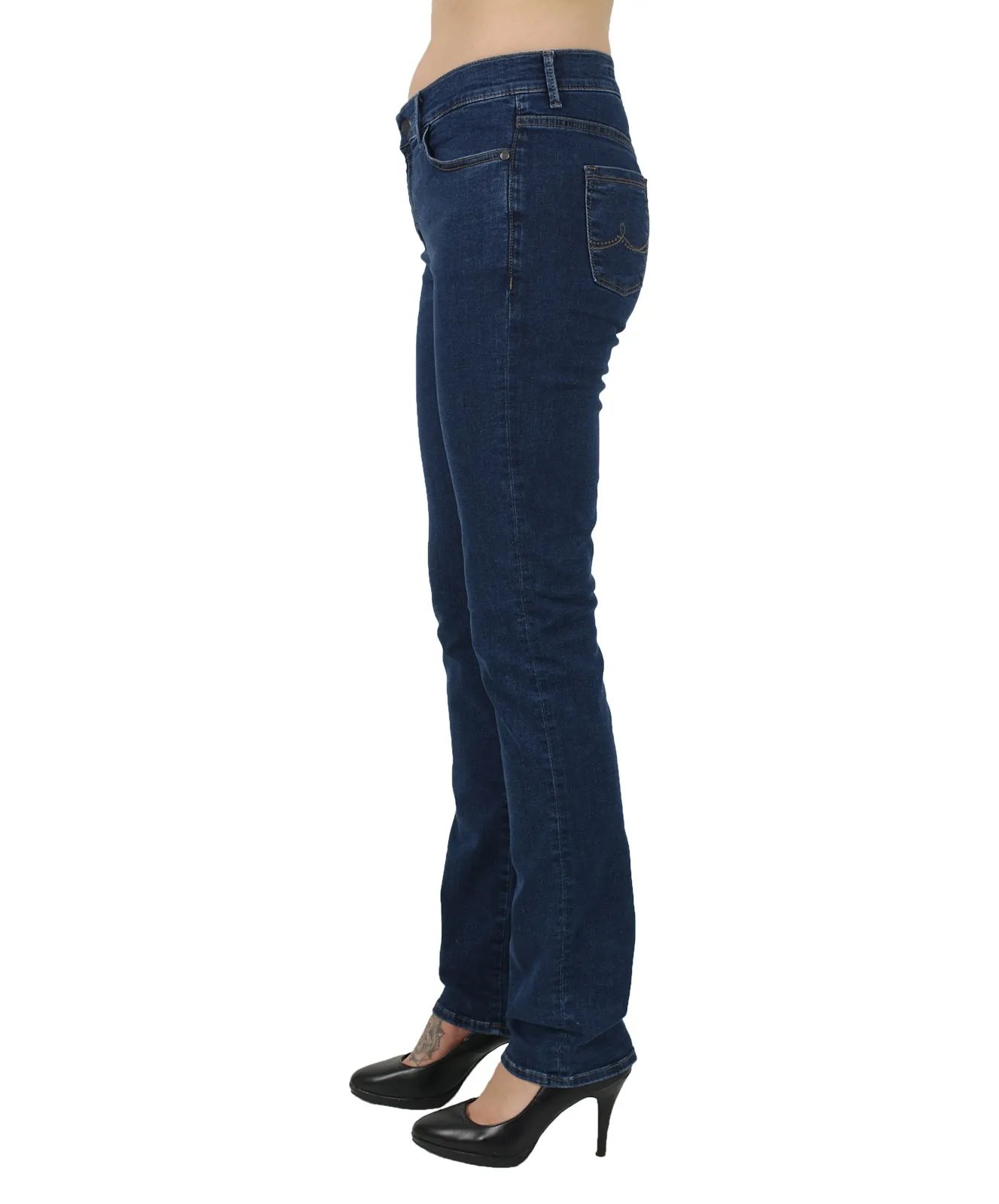 Pioneer Straight Jeans Kate in Blue Stonewash