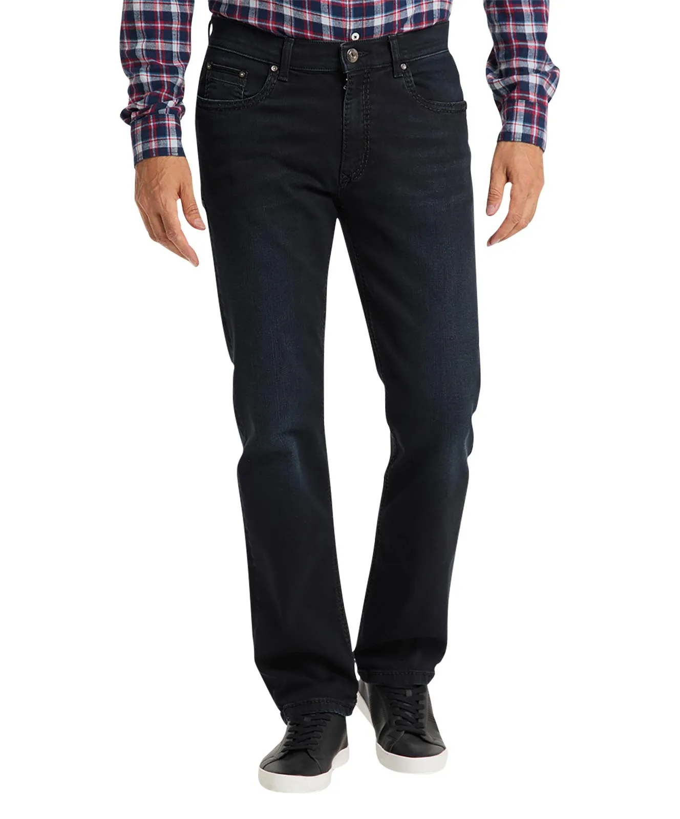 Pioneer Straight Jeans Rando 1654 in Dark Used With Buffies