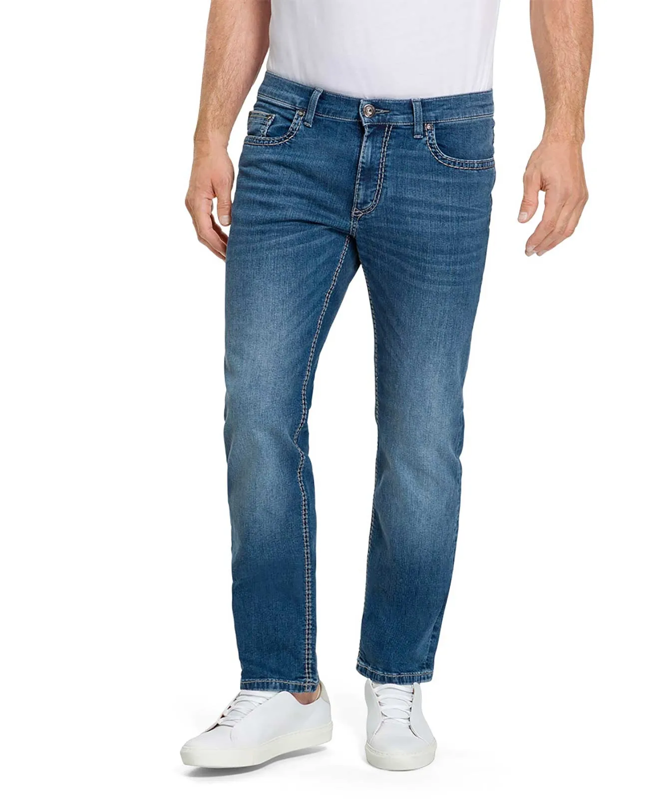 Pioneer Straight Jeans River 1654 in Blue Used Buffies