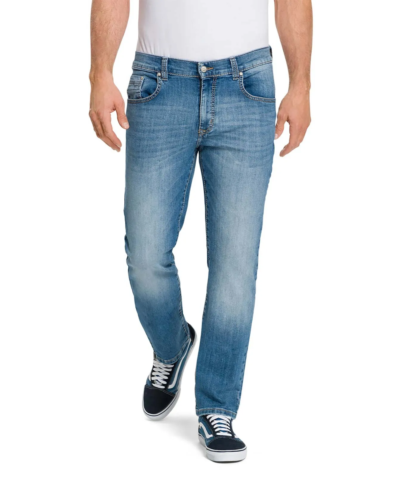 Pioneer Straight Jeans Rando 1674 in Blue Used Buffies