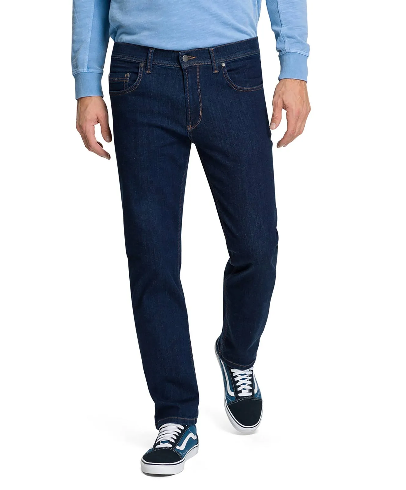 Pioneer Straight Jeans Rando Megaflex 1680 in Dark Blue Stonewash