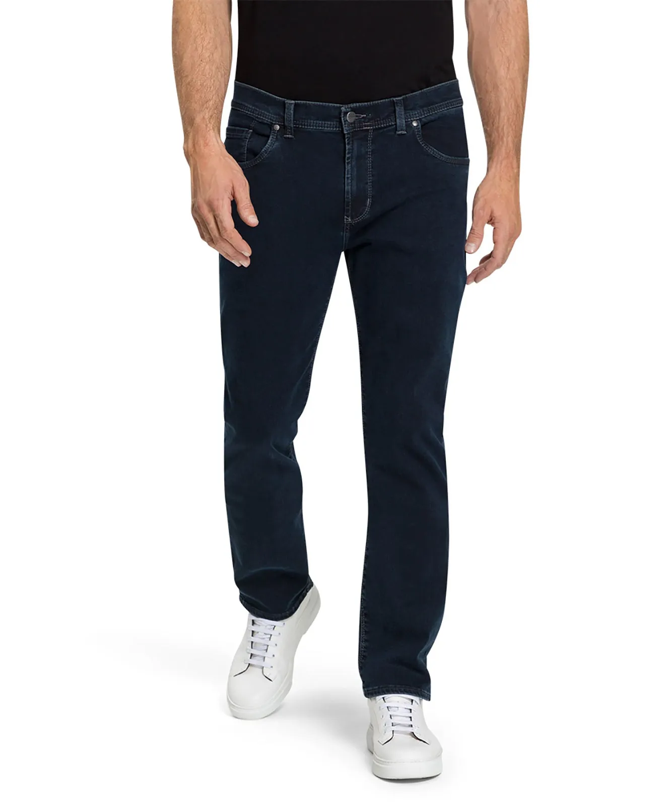 Pioneer Straight Jeans Thomas 1601 in Blue/Black
