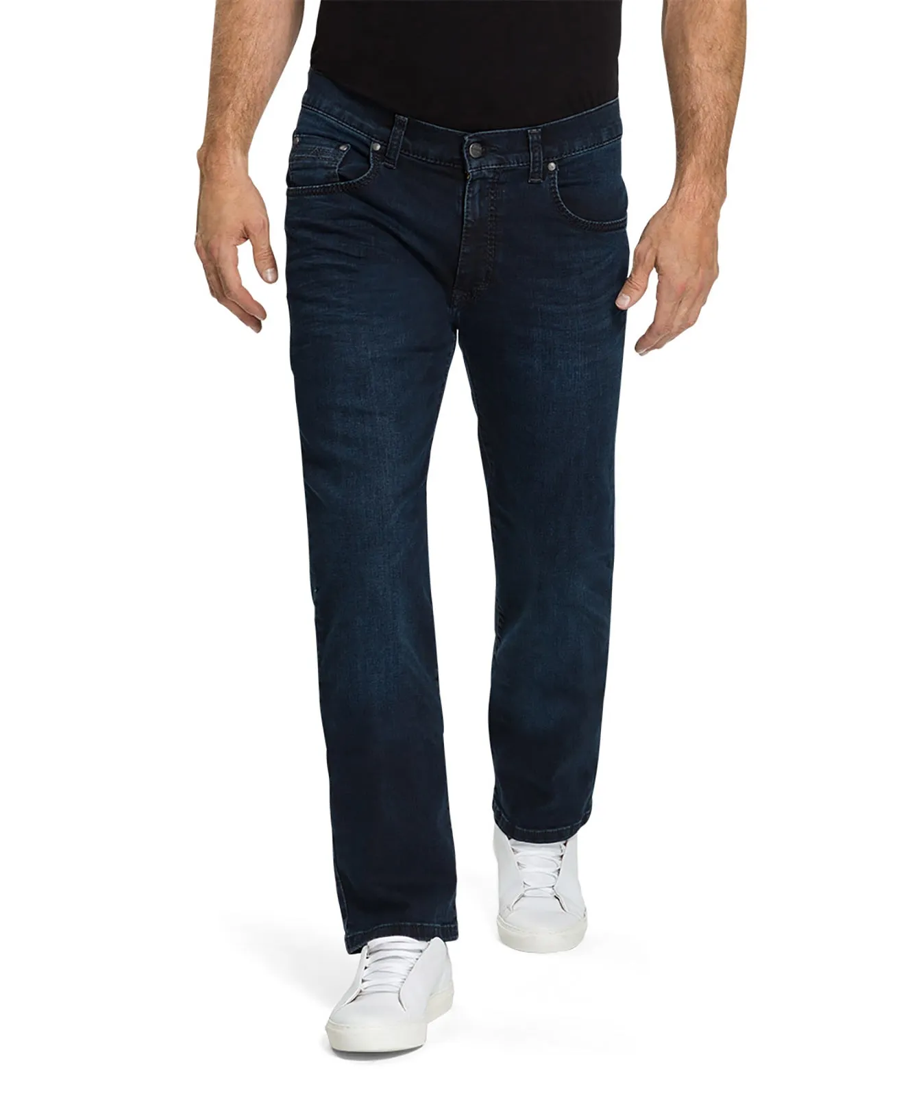 Pioneer Straight Jeans Rando 1674 in Dark Used With Buffies