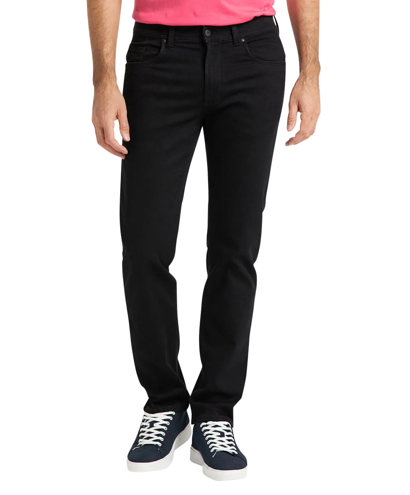 Pioneer Straight Leg Jeans Thomas 1601 in Black