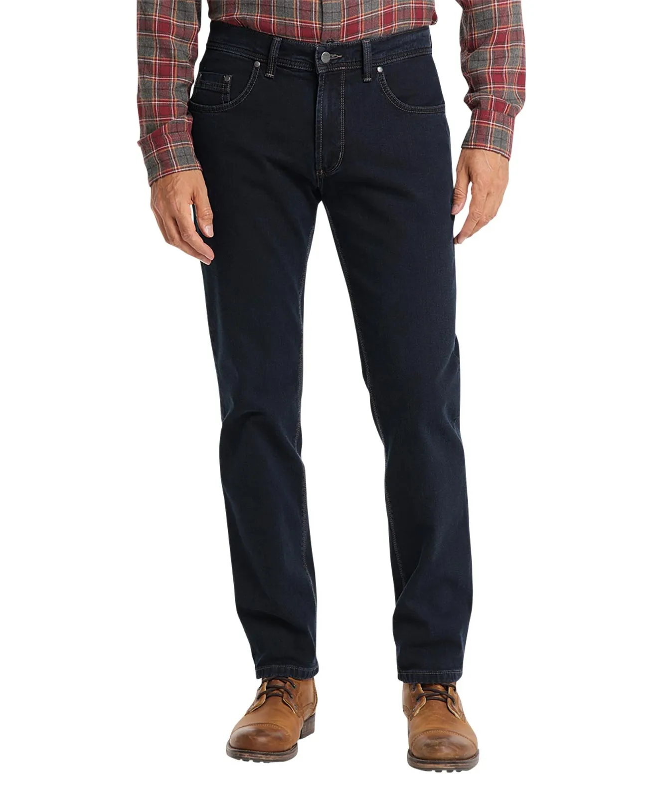 Pioneer Straight Jeans Rando 1680 in Blue Black