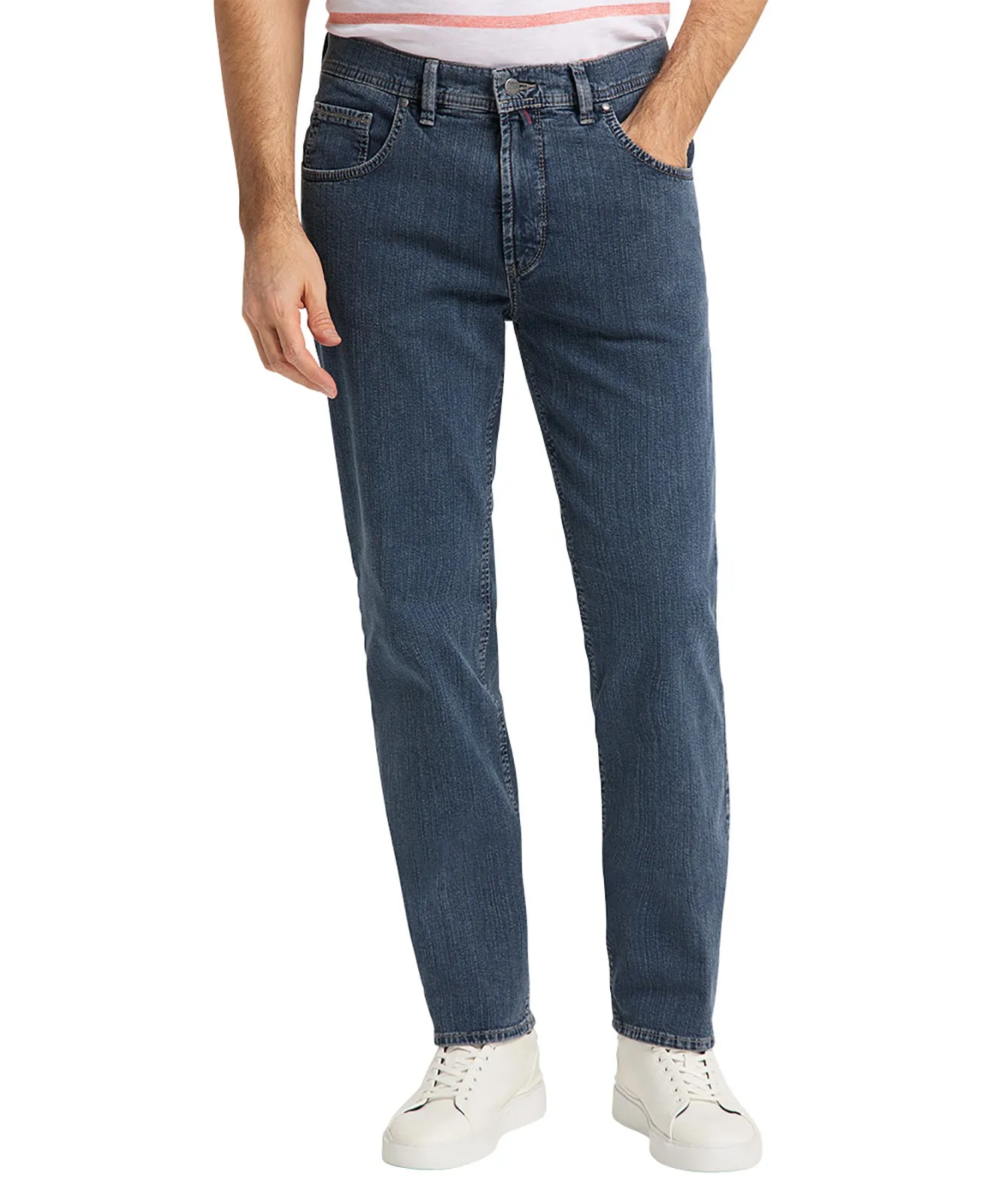 Pioneer Straight Jeans Peter 1600 in Blue Stonewash