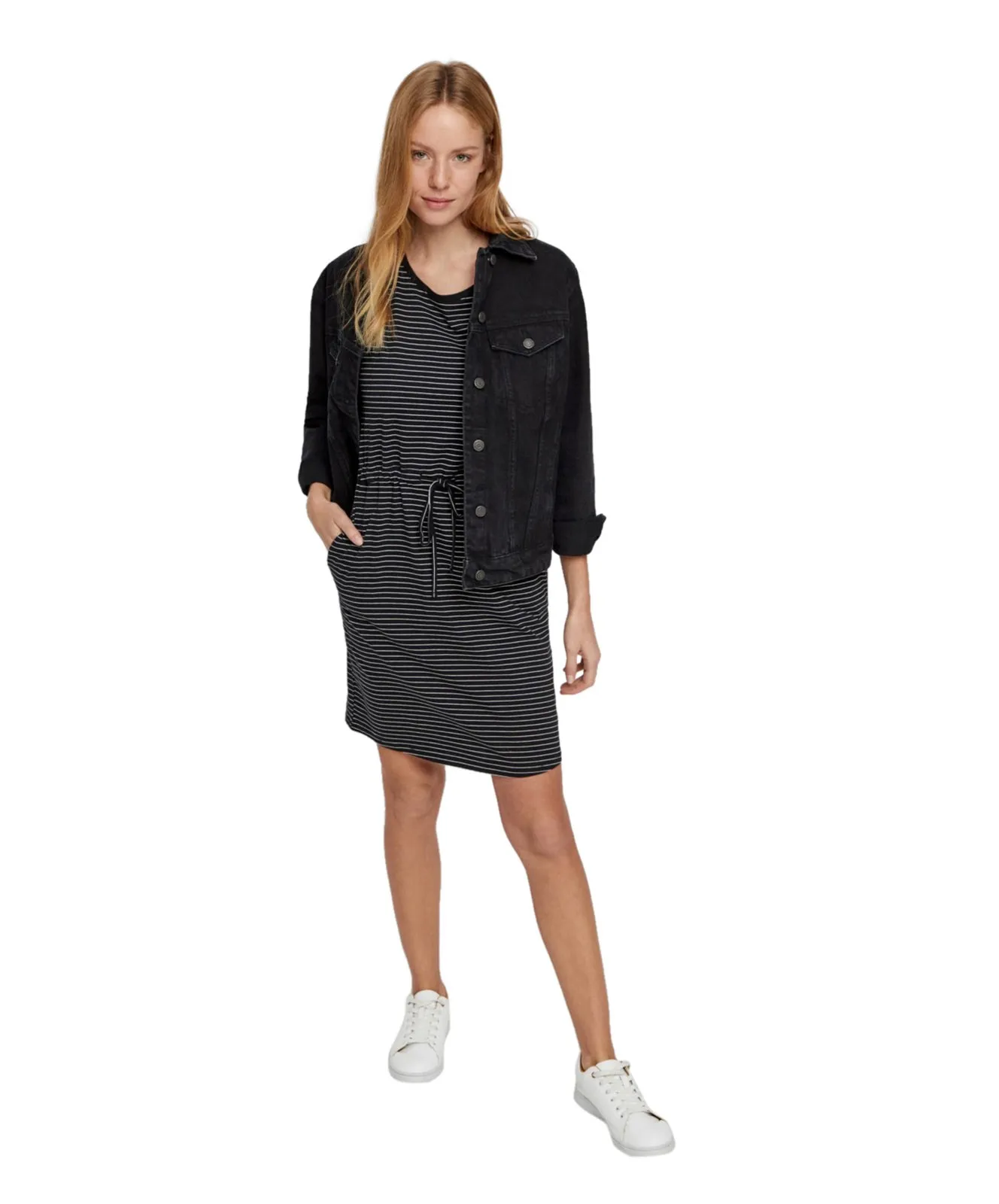 Vero Moda Minikleid April mit Kurzarm aus Bio-Baumwolle