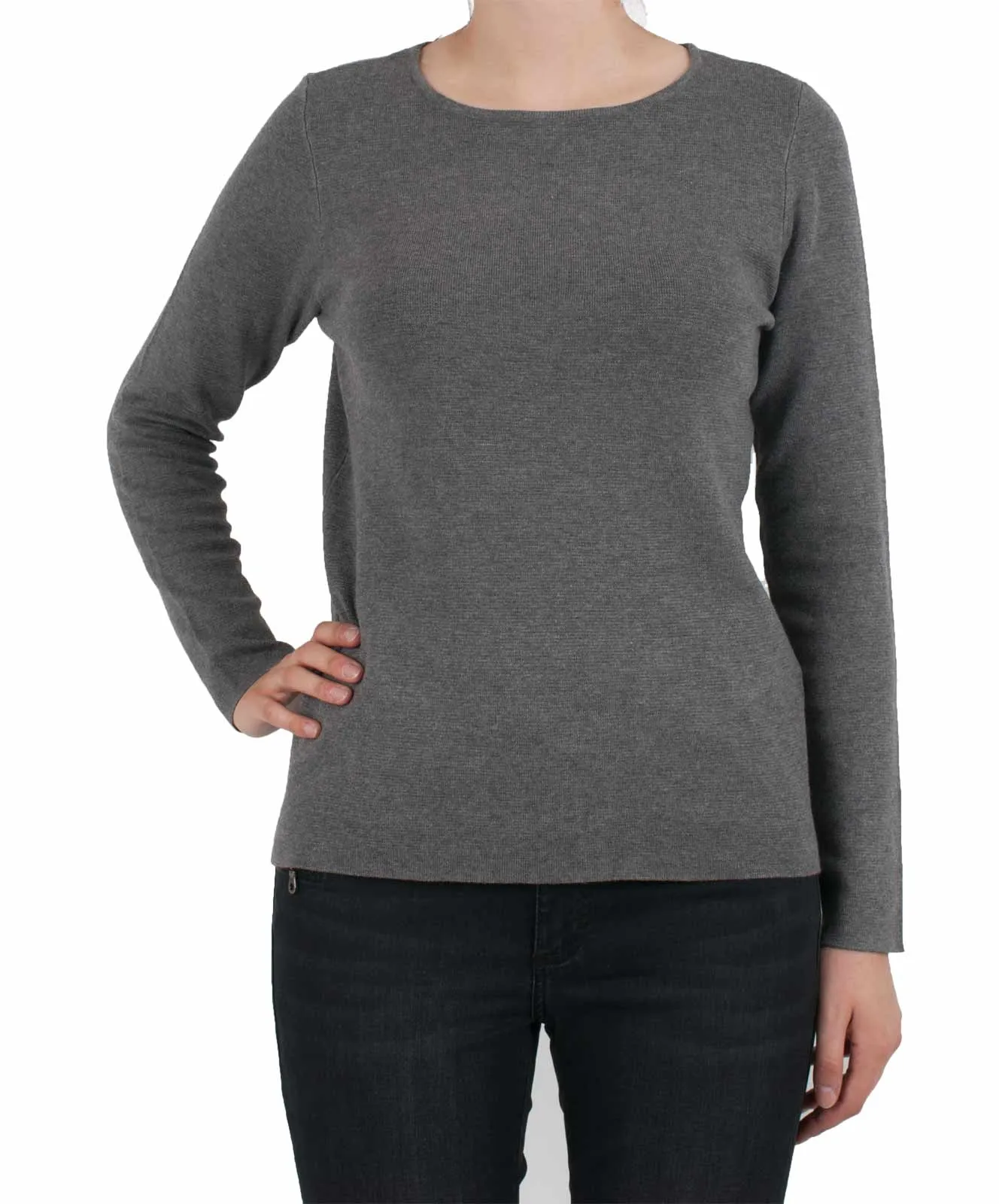 Vero Moda Strickpullover Regular Fit Glory in Medium Grey Melange