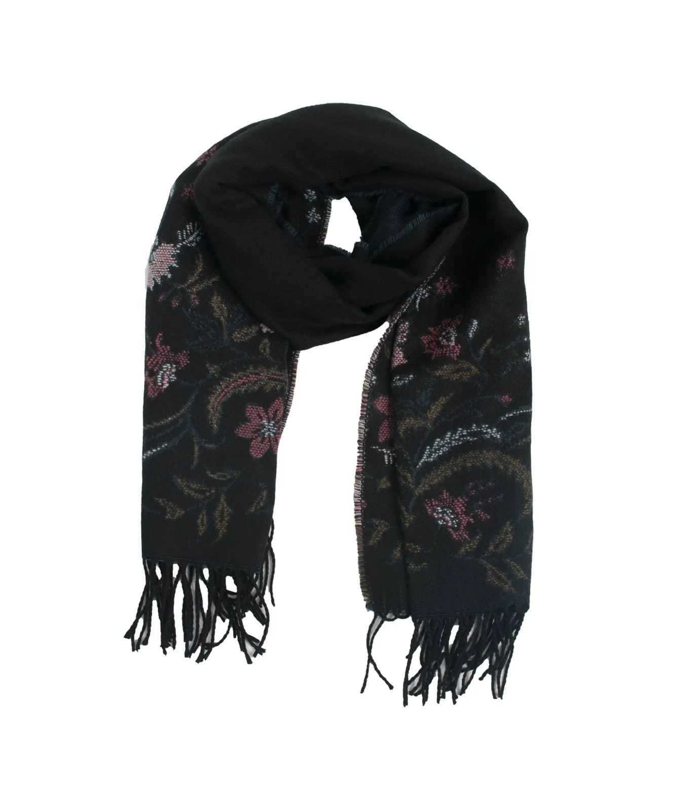 Vero Moda Nillo - Gestrickter Schal - Schwarz