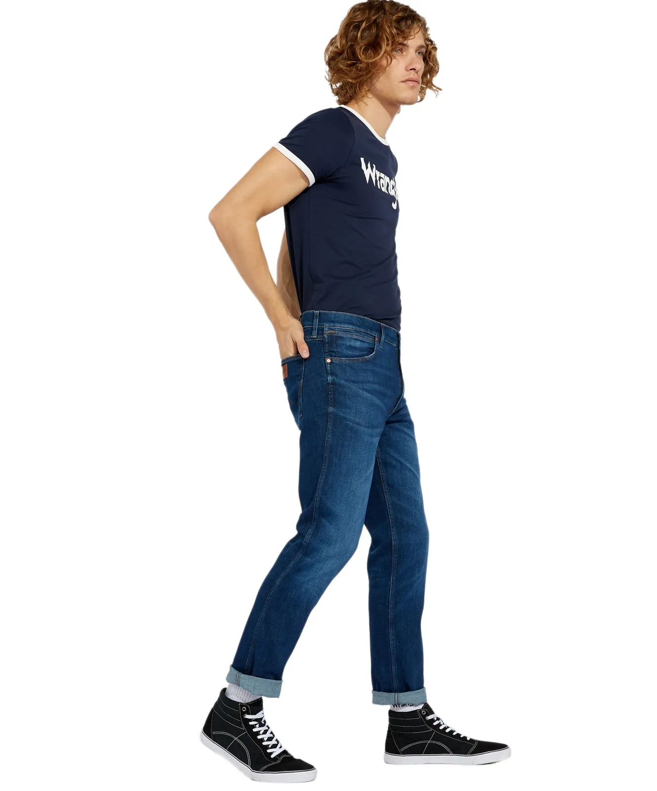 Wrangler Straight Jeans Greensboro in For Real